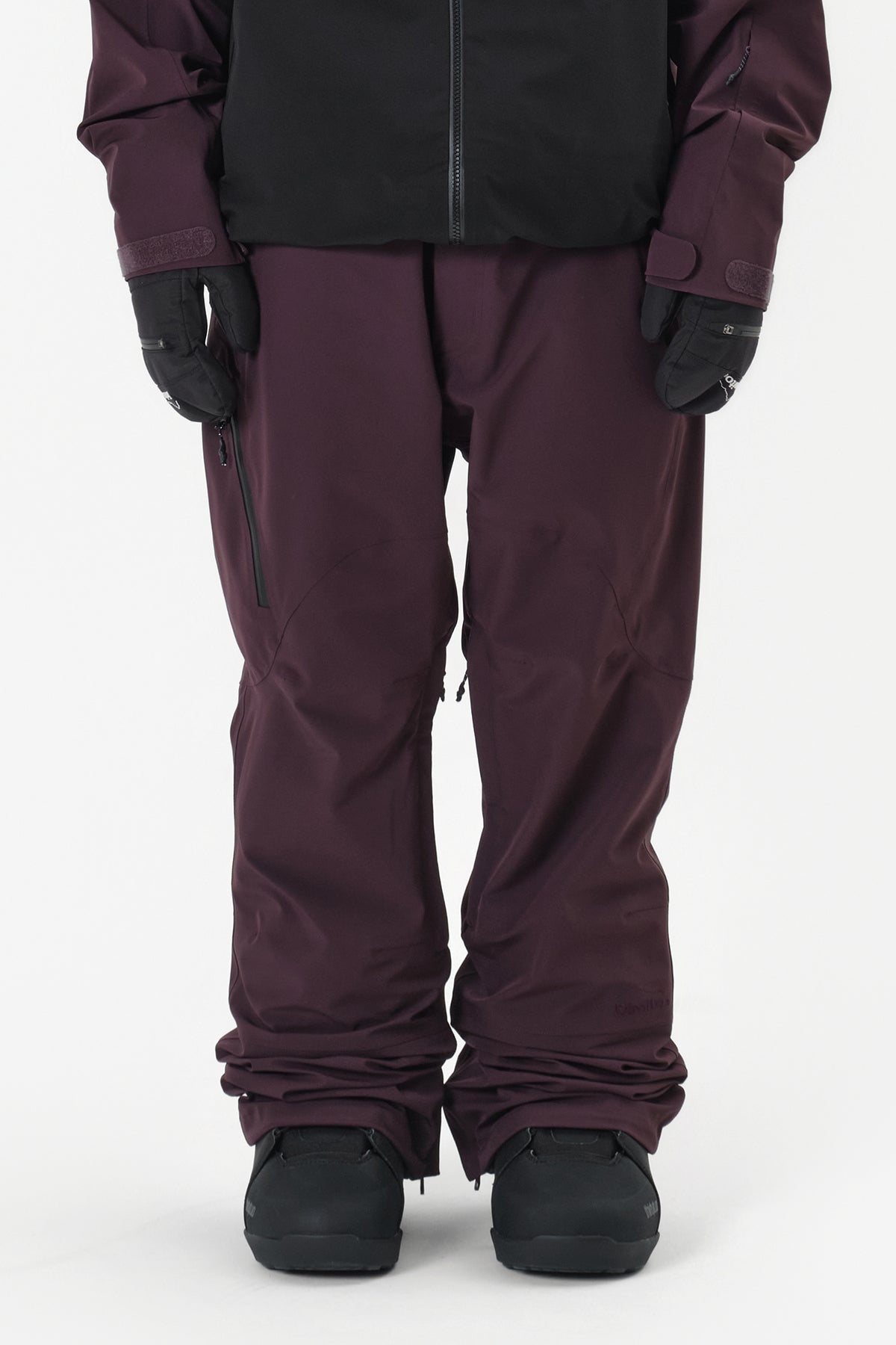 25 BIO SLIM PANTS (SLIM FIT) WINE