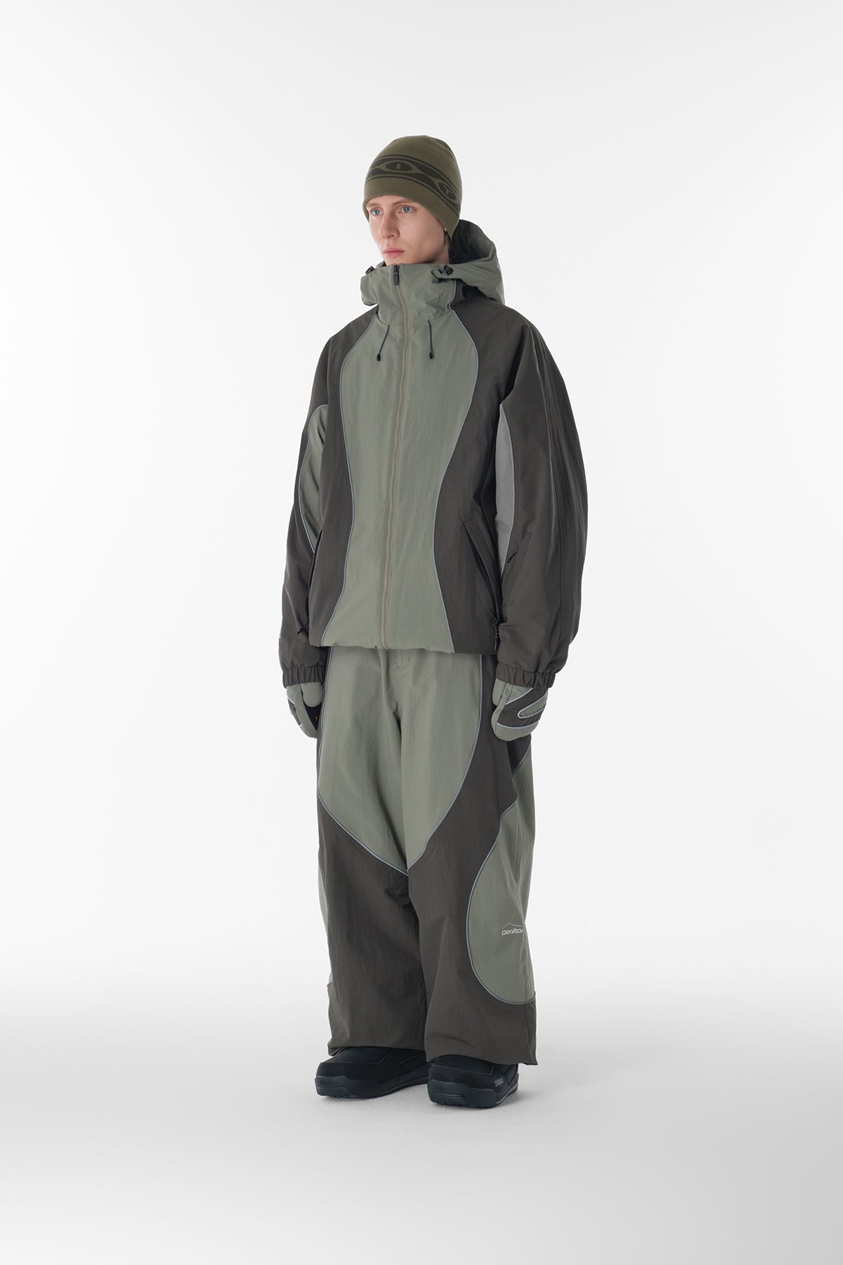 25 ATOM BANDED PANTS (WIDE FIT LV.1) SLATE SAGE