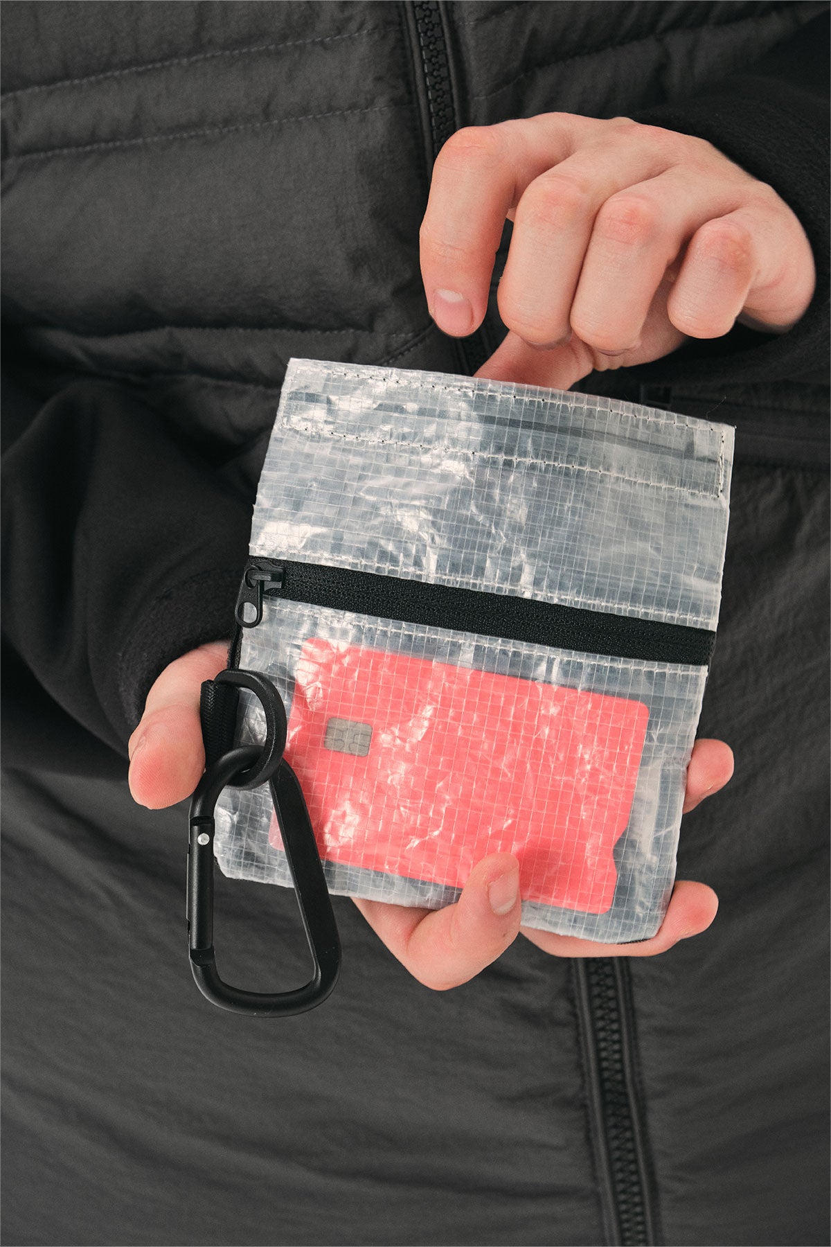 [FOUND POCKET] UTILITY CLIP POUCH BLACK