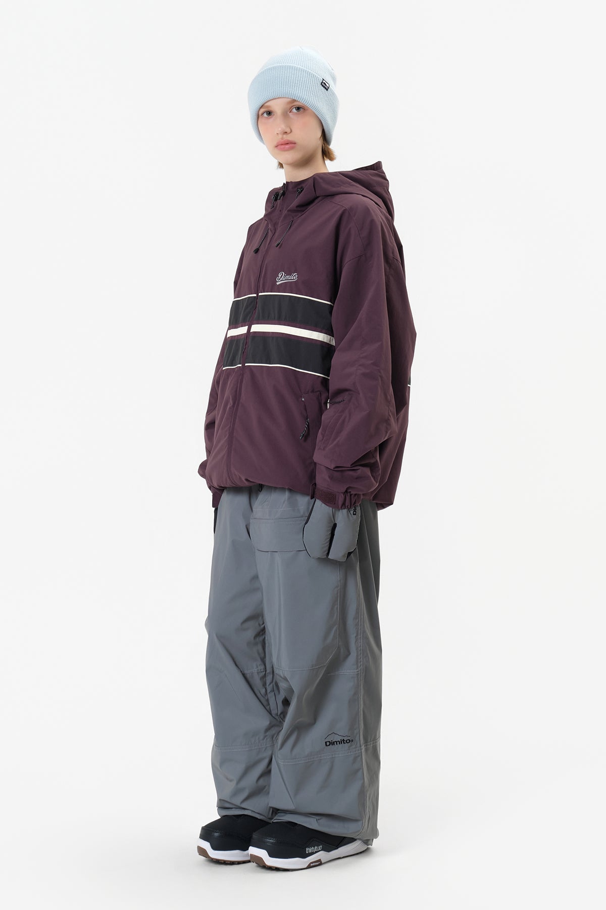 LINE WIND JACKET WINE
