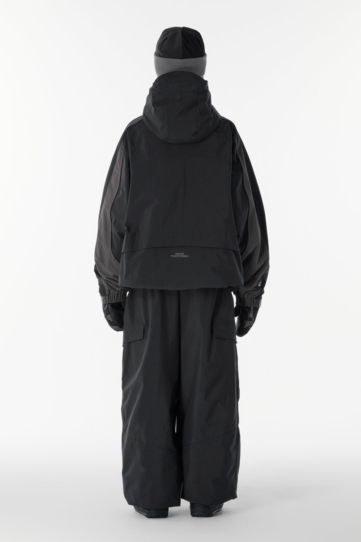 25 AIR FORCE BANDED PANTS (WIDE FIT LV.1) MID BLACK