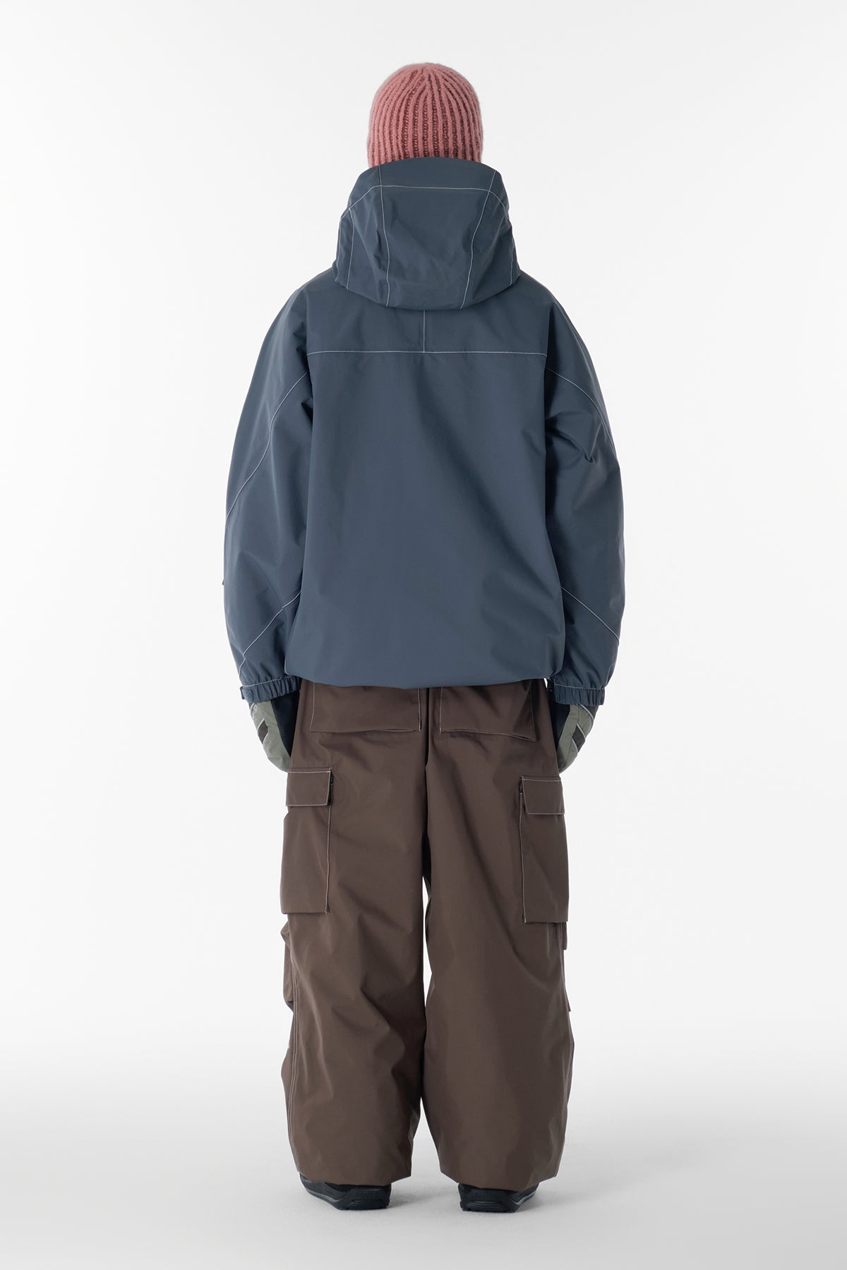 WORKS LINE PANTS (WIDE FIT LV.1) DARK BROWN