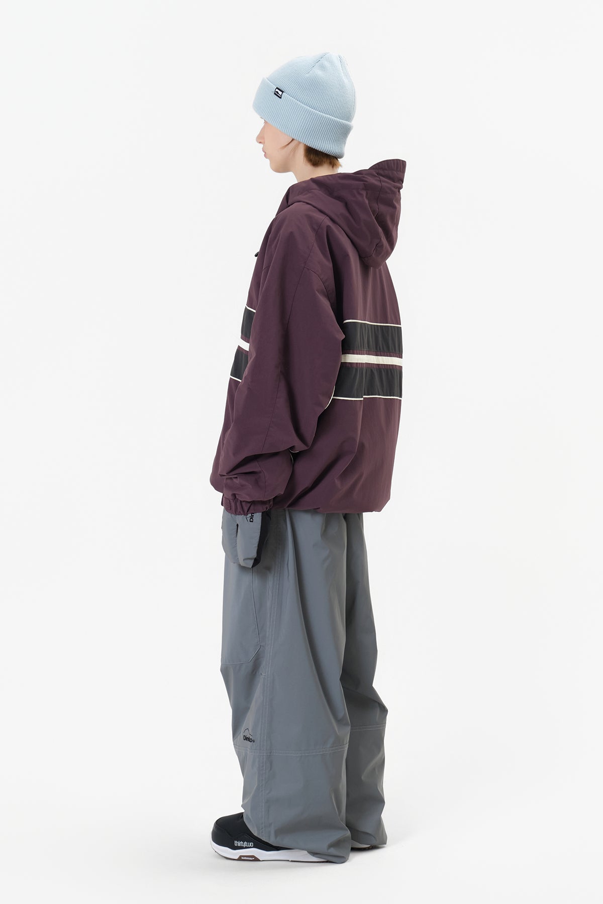 LINE WIND JACKET WINE
