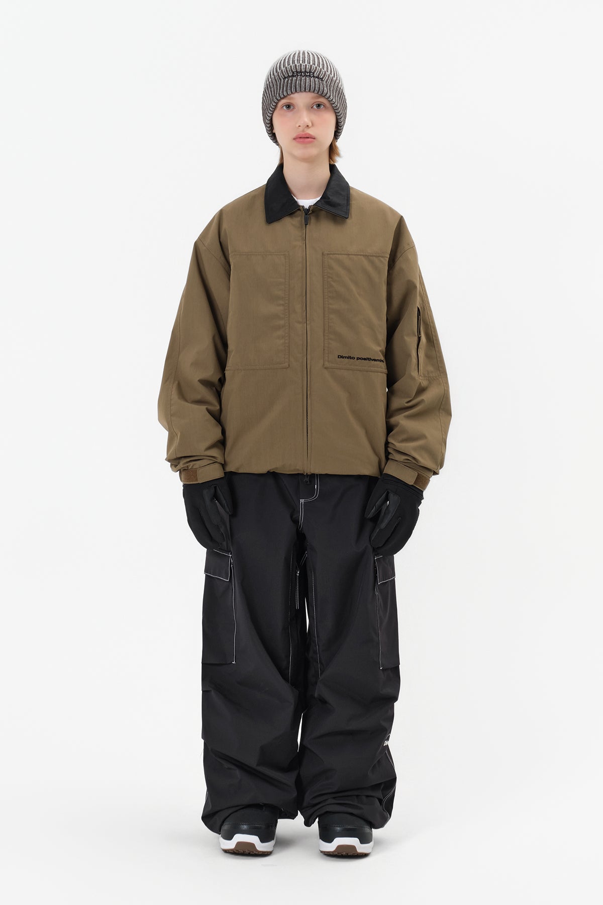 WORKS LINE PANTS (WIDE FIT LV.1) BLACK