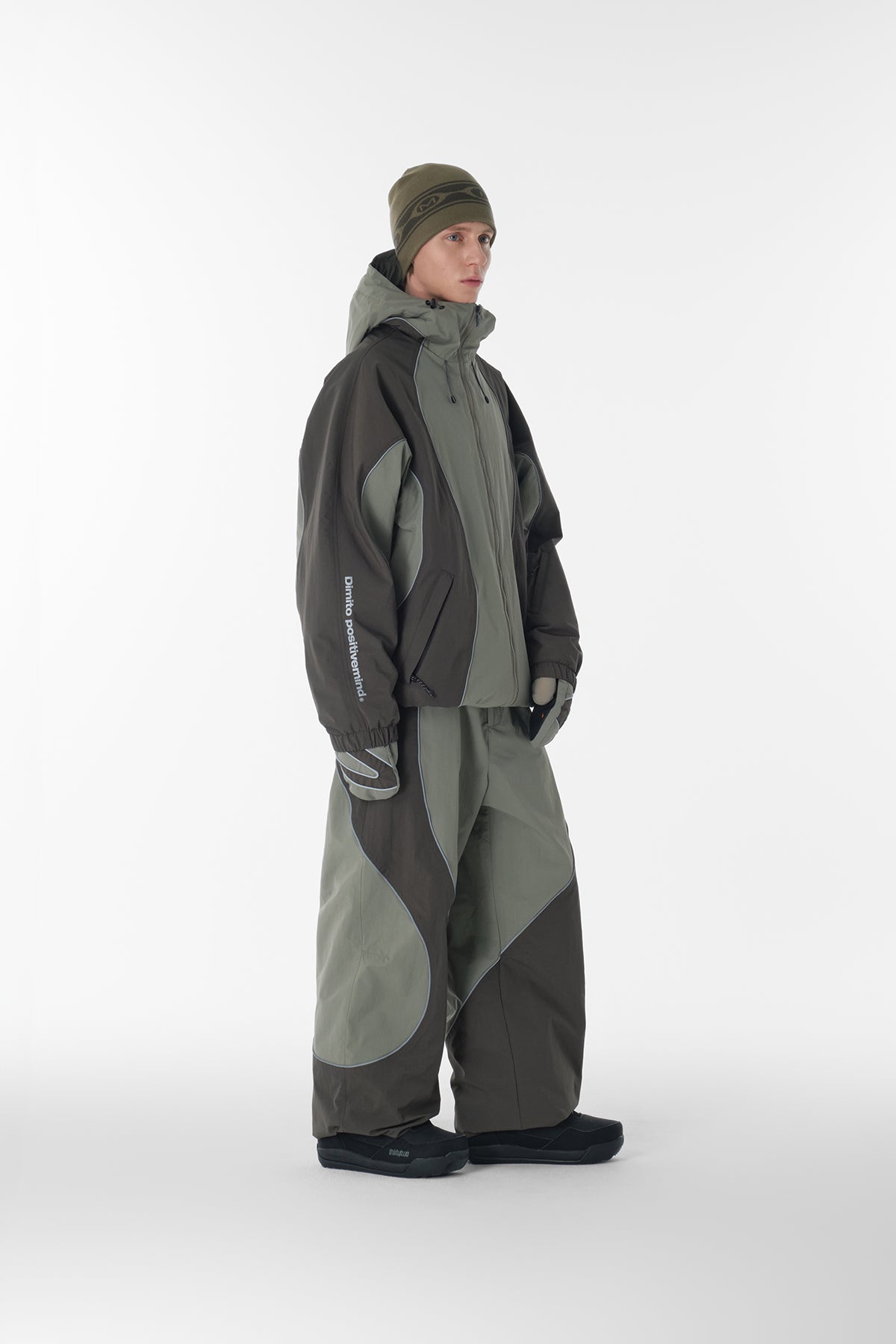 25 ATOM BANDED PANTS (WIDE FIT LV.1) SLATE SAGE