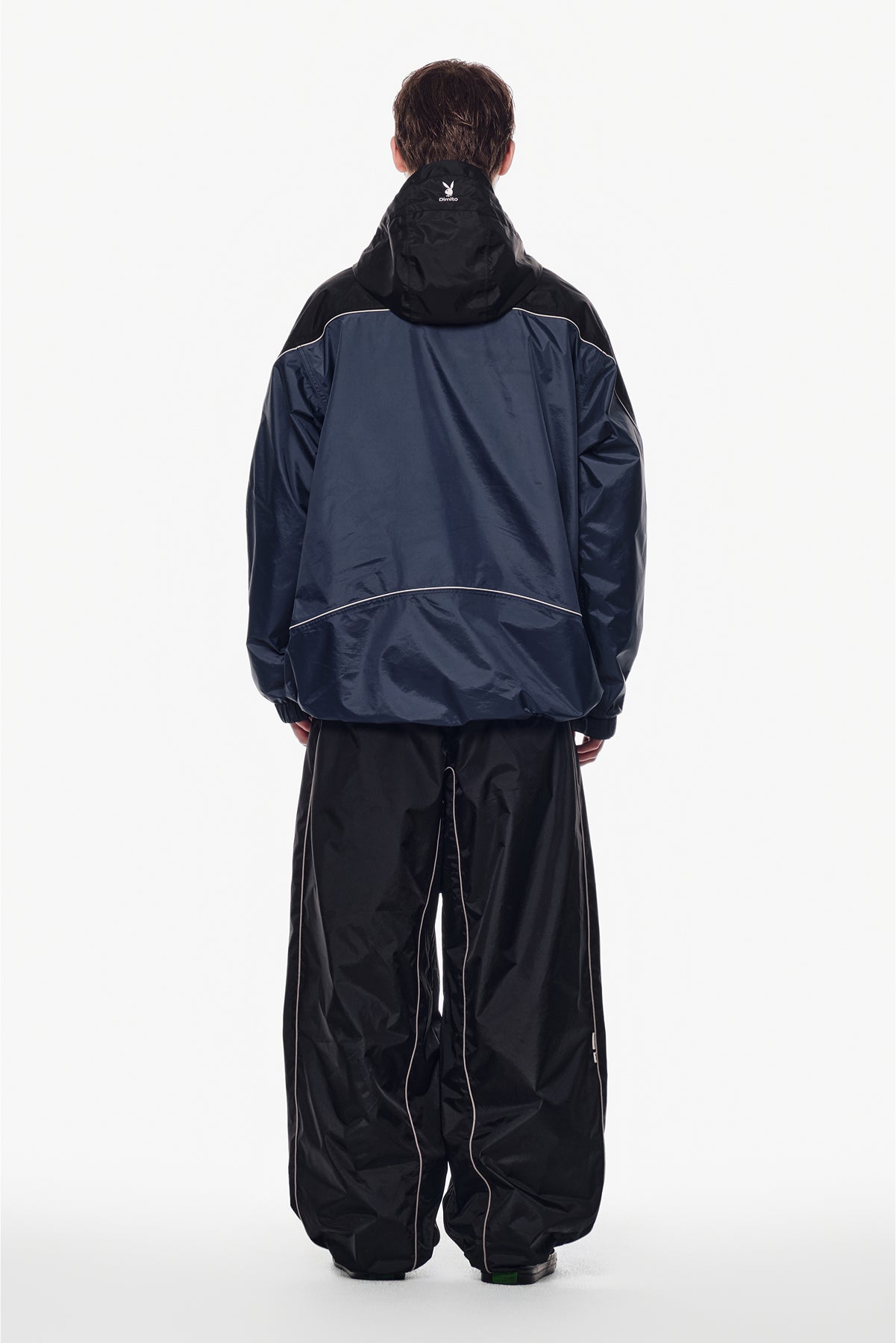 [PLAYBOY x DIMITO] PIPING TRACK JACKET CLOUDY BLUE