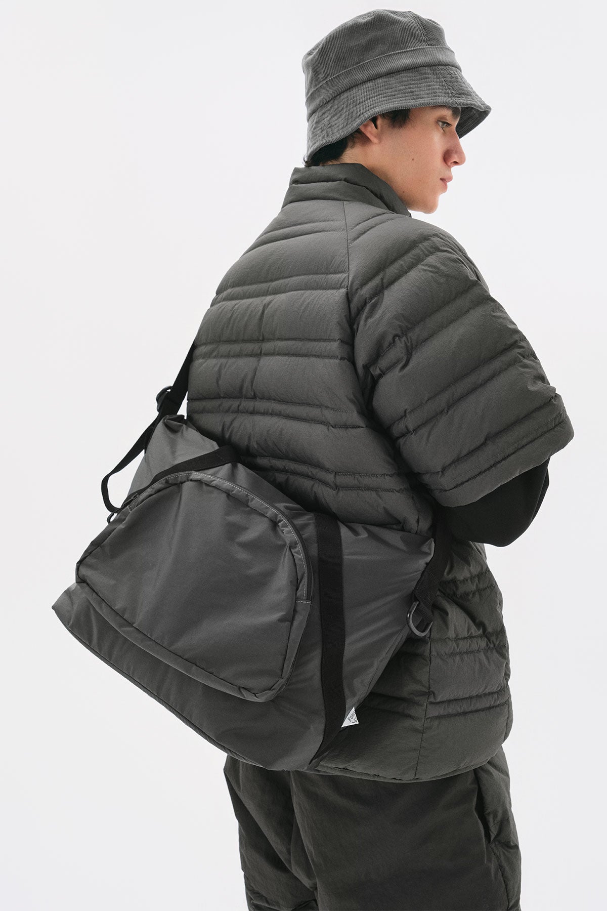 [FOUND POCKET] 2-WAY FIELD TOTE BAG GREY