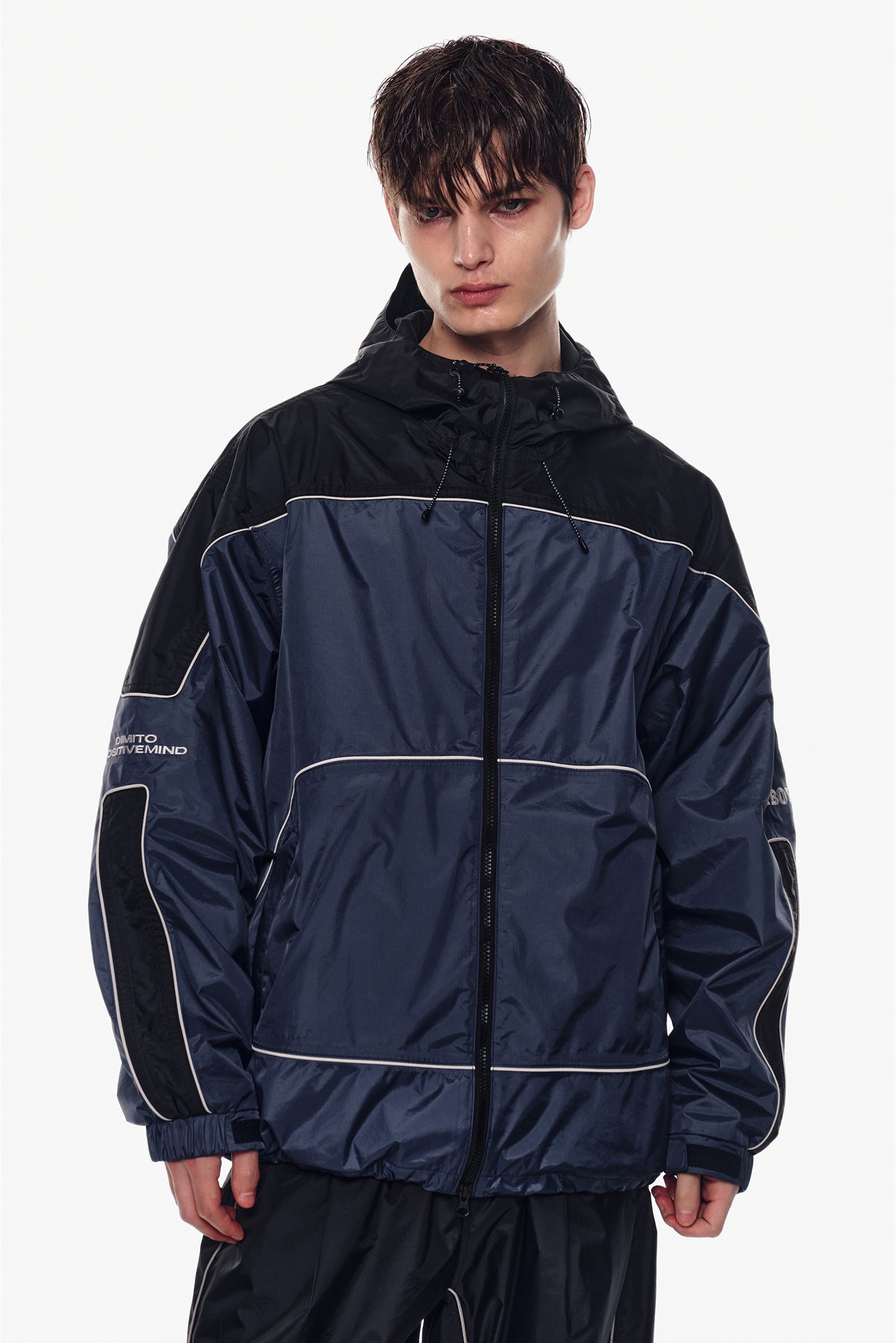 [PLAYBOY x DIMITO] PIPING TRACK JACKET CLOUDY BLUE