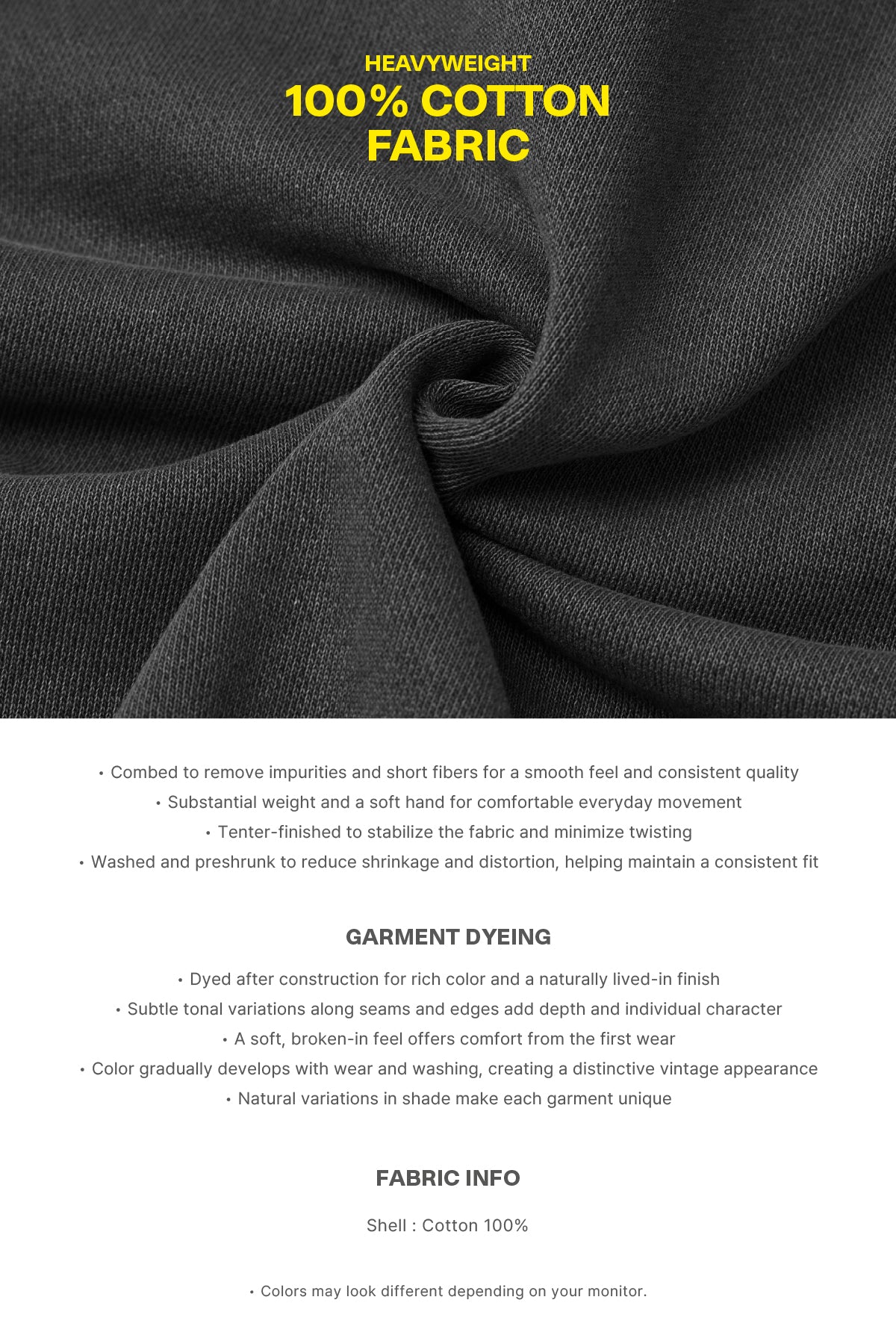 OVERLOCK ZIP-UP GD HOODIE WASHED BLACK