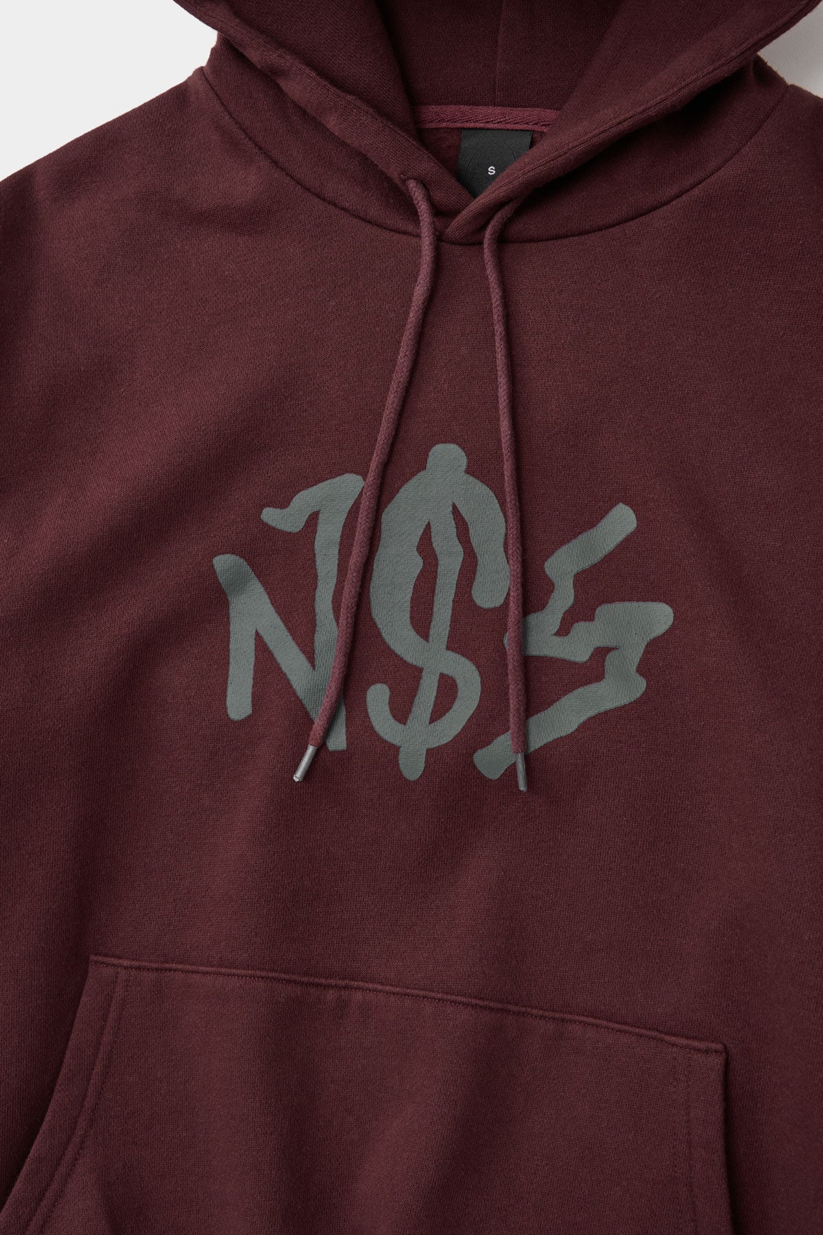 POWERED BY NSS HOODIE BURGUNDY