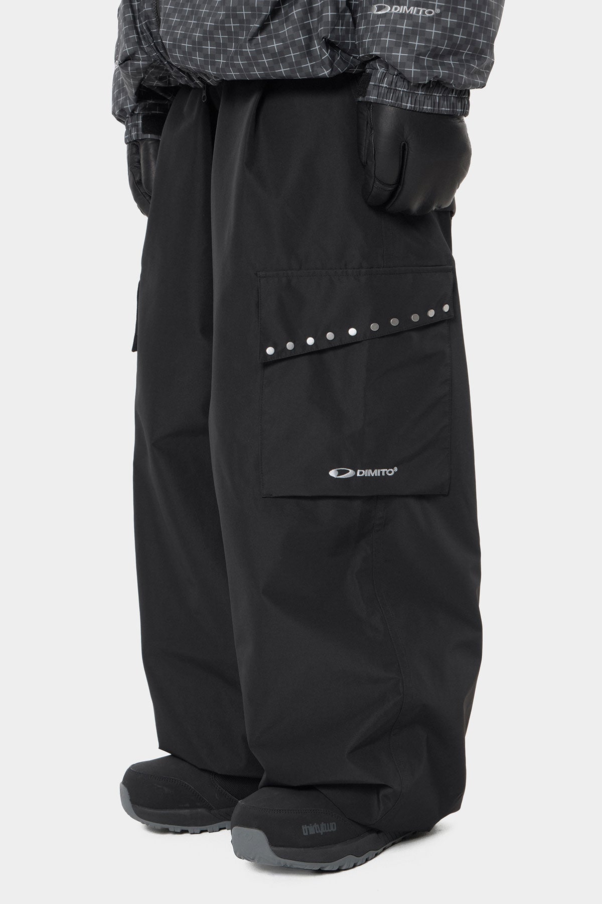 STUD 2L PANTS (WIDE FIT LV.2) BLACK