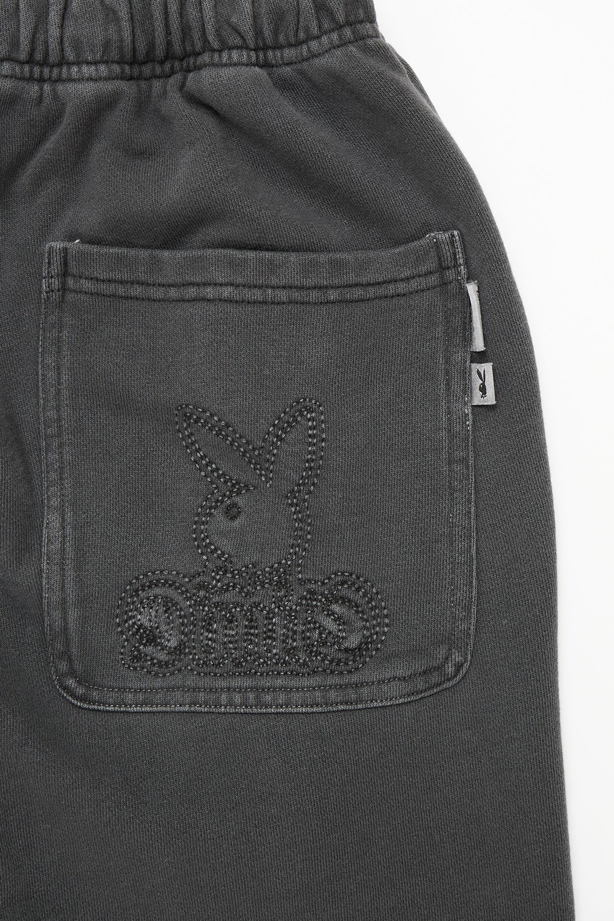 [PLAYBOY x DIMITO] BUNNY SWEATPANTS WASHED BLACK