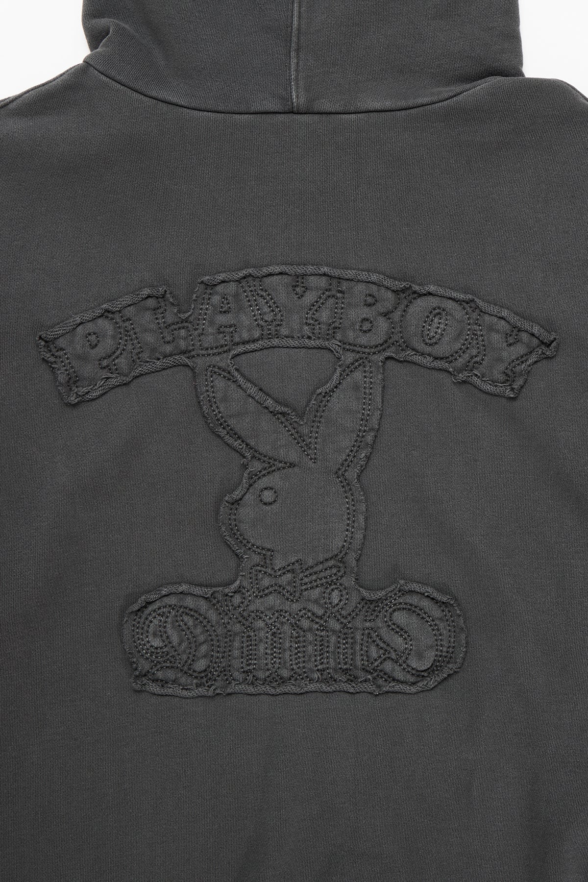 [PLAYBOY x DIMITO] BUNNY ZIP HOODIE WASHED PINK
