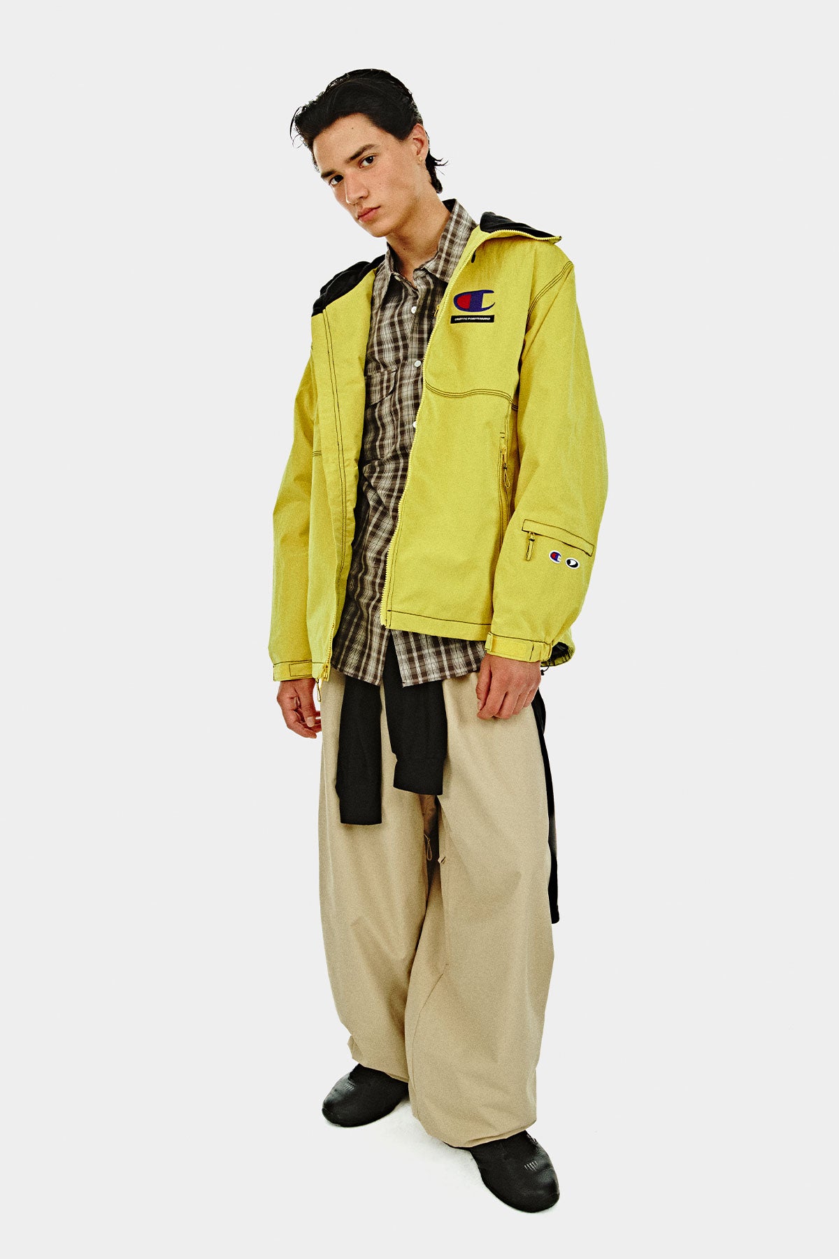 [CHAMPION x DIMITO] C-LOGO STITCHED JACKET OREGON YELLOW (Available date : 26.10.12)