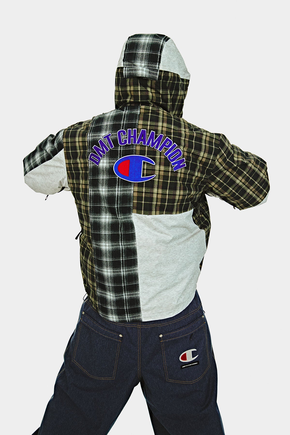 [CHAMPION x DIMITO] C-LOGO COLLEGE PATCHWORK JACKET ARCHIVE MIX (Available date : 26.10.12)