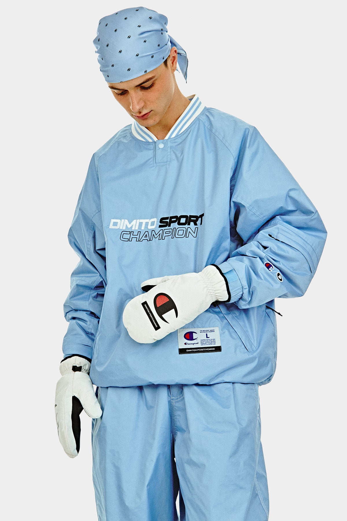 [CHAMPION x DIMITO] C-LOGO MITTEN WHITE (Available date : 26.10.12)