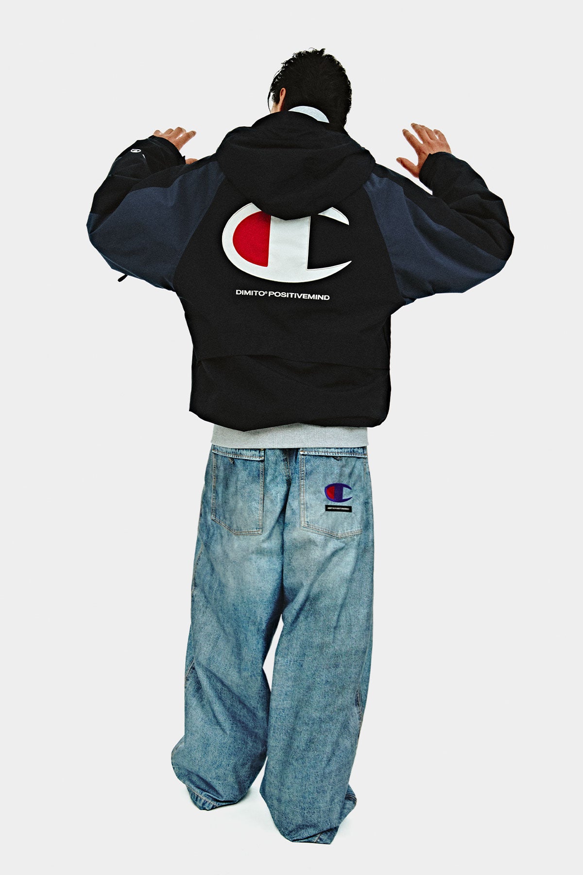 [CHAMPION x DIMITO] C-LOGO BASIC PANTS (WIDE FIT LV.2) LIGHT BLUE (Available date : 26.10.12)