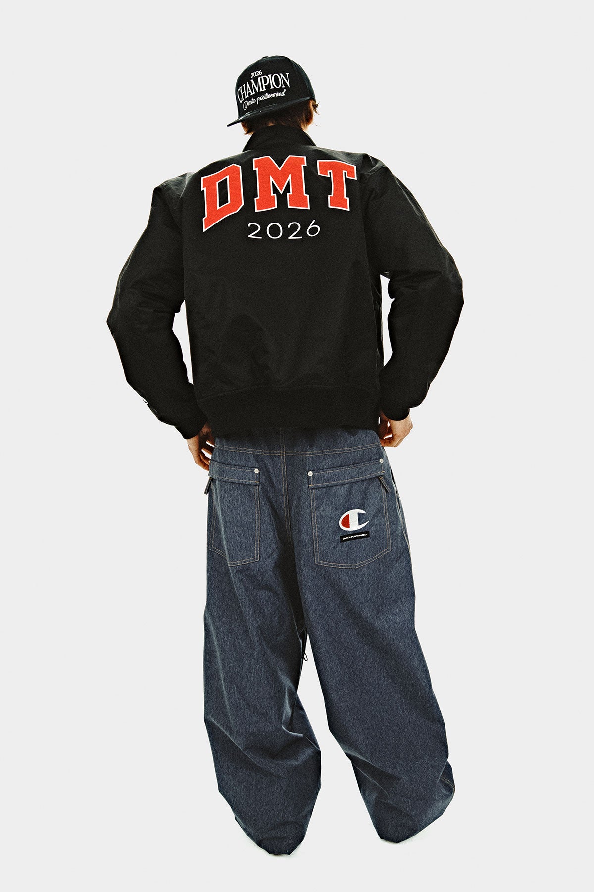 [CHAMPION x DIMITO] C-LOGO BASIC PANTS (WIDE FIT LV.2) DEEP BLUE (Available date : 26.10.12)