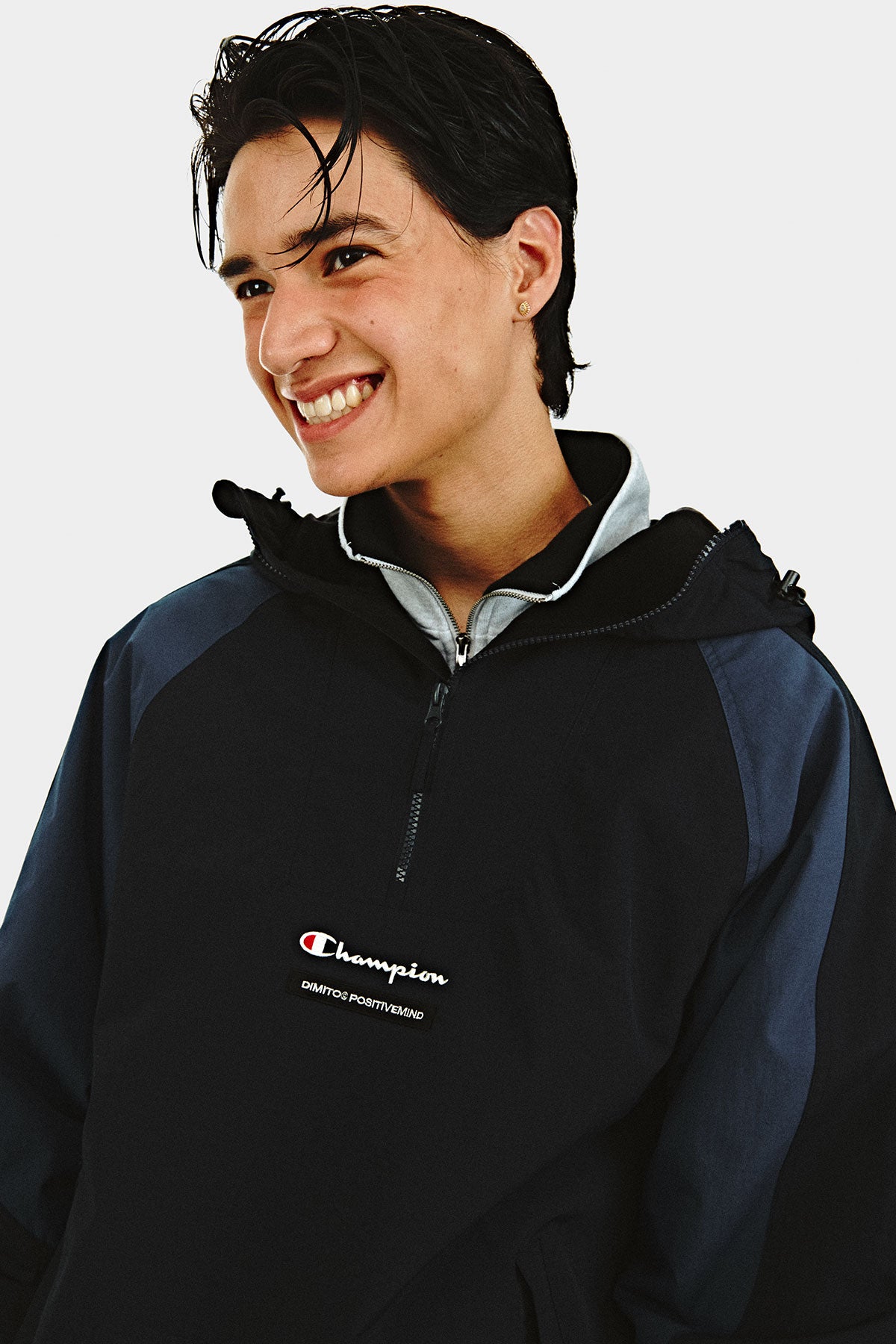 [CHAMPION x DIMITO] VARSITY ANORAK TRACK JACKET DEEP NAVY (Available date : 26.10.12)