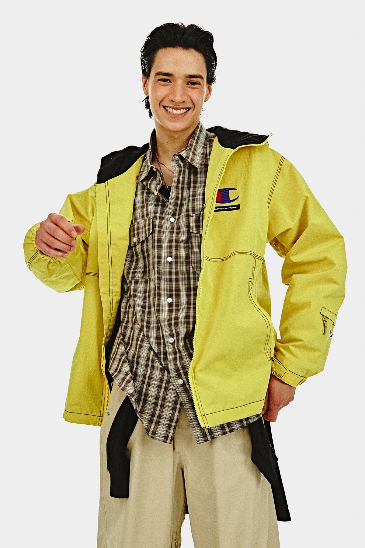 [CHAMPION x DIMITO] C-LOGO STITCHED JACKET OREGON YELLOW (Available date : 26.10.12)