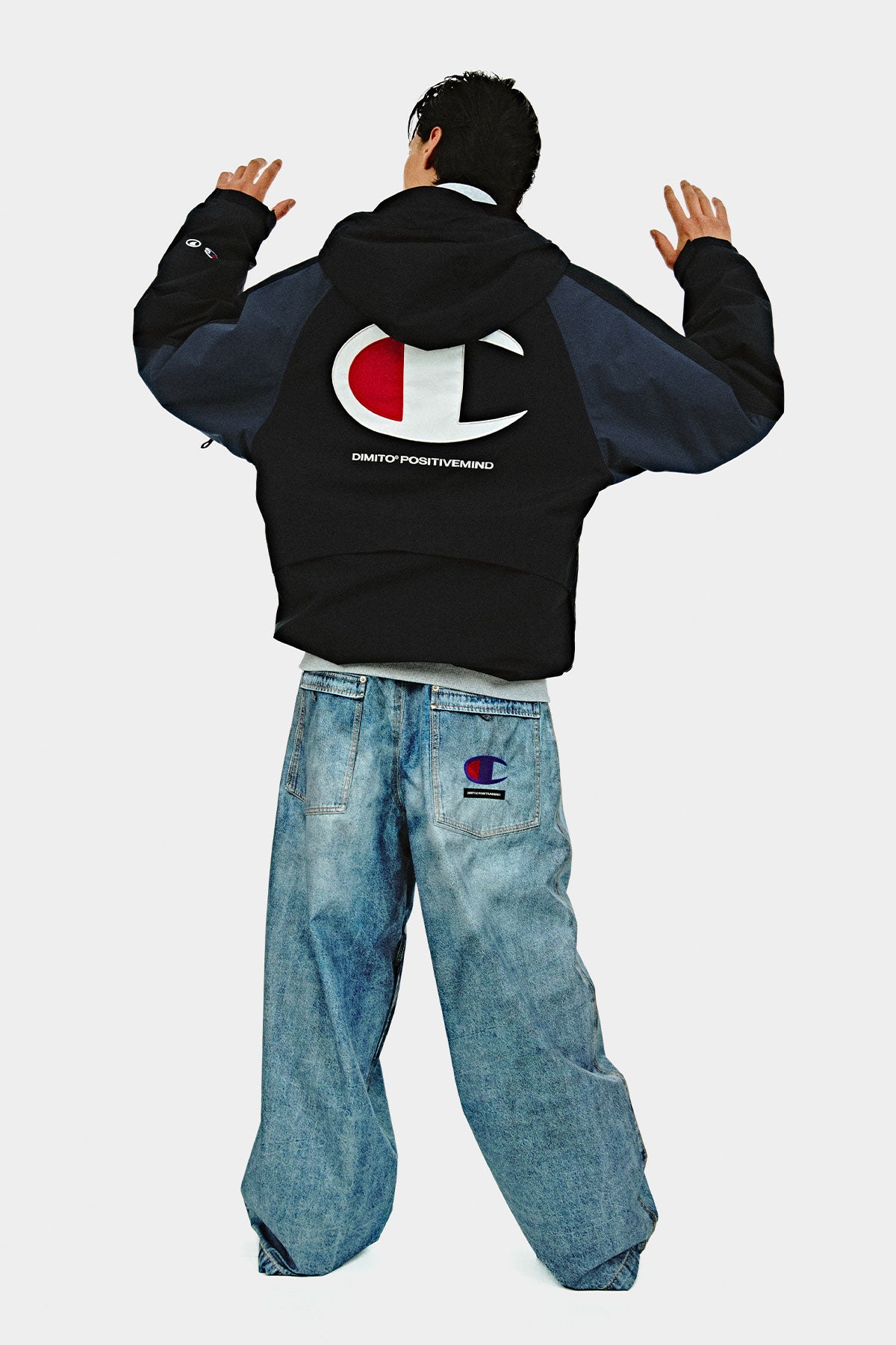 [CHAMPION x DIMITO] VARSITY ANORAK TRACK JACKET DEEP NAVY (Available date : 26.10.12)