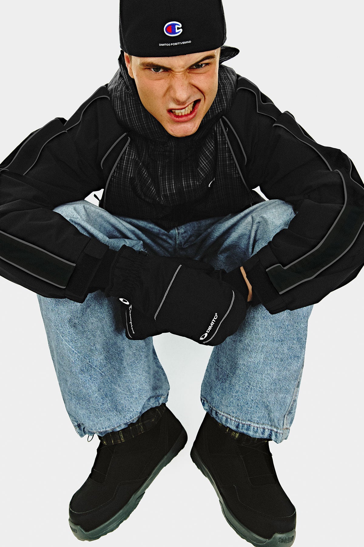 [CHAMPION x DIMITO] C-LOGO BASIC PANTS (WIDE FIT LV.2) LIGHT BLUE (Available date : 26.10.12)