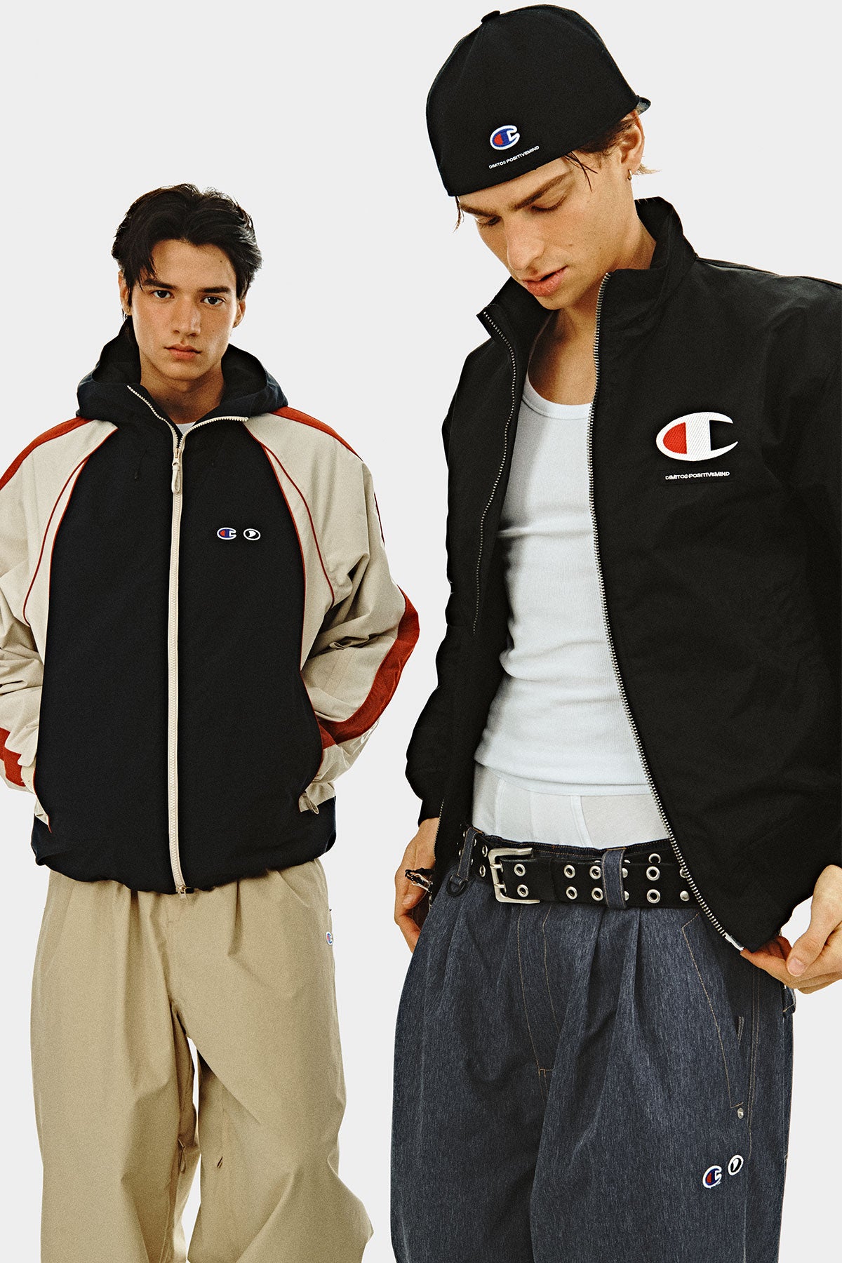 [CHAMPION x DIMITO] C-LOGO BASIC PANTS (WIDE FIT LV.2) DEEP BLUE (Available date : 26.10.12)