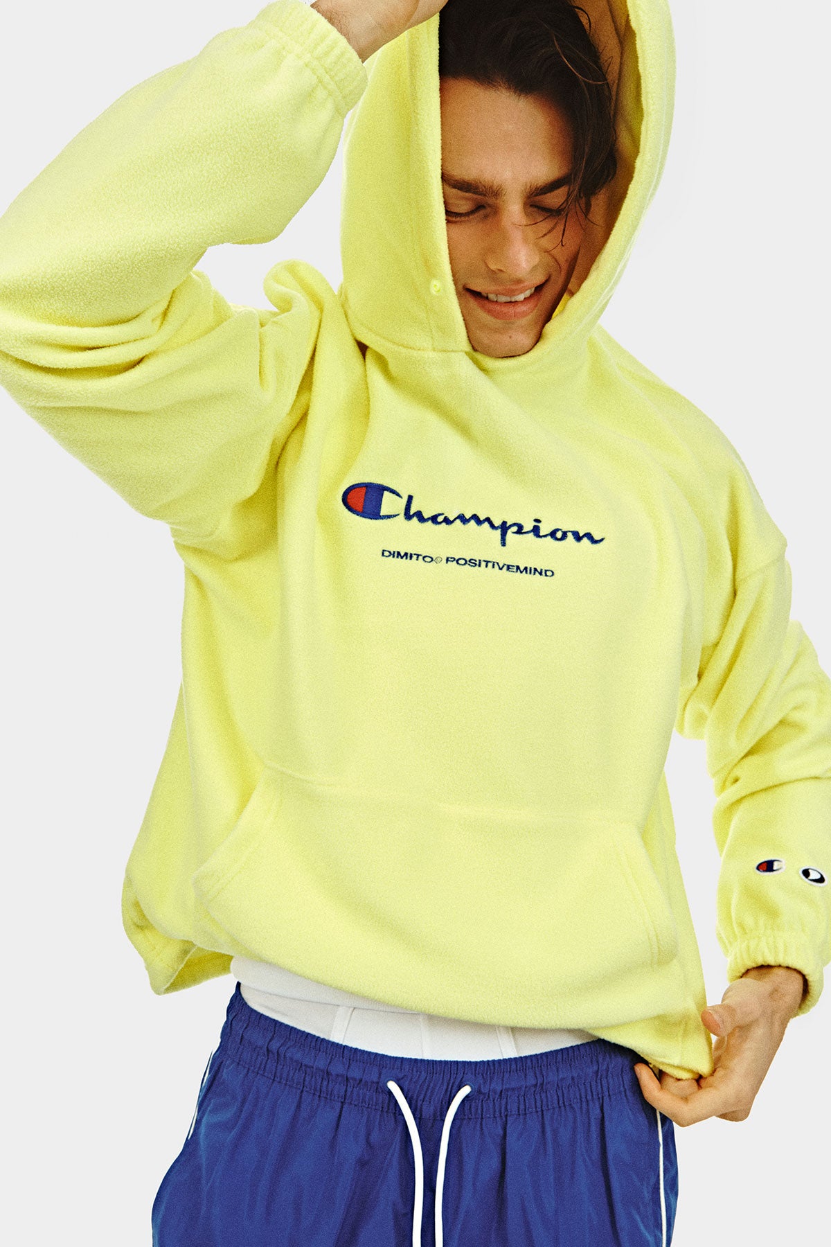 [CHAMPION x DIMITO] SCRIPT FLEECE HOODIE LEMON (Available date : 26.10.12)