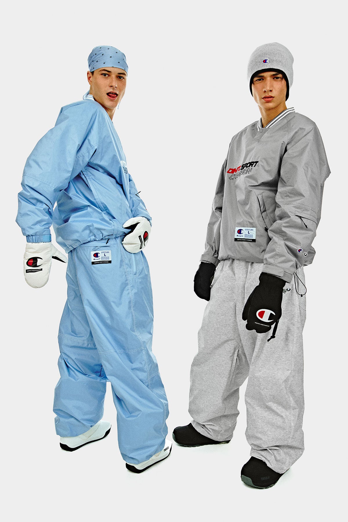[CHAMPION x DIMITO] C-LOGO BASIC PANTS (WIDE FIT LV.2) SILVER GREY (Available date : 26.10.12)