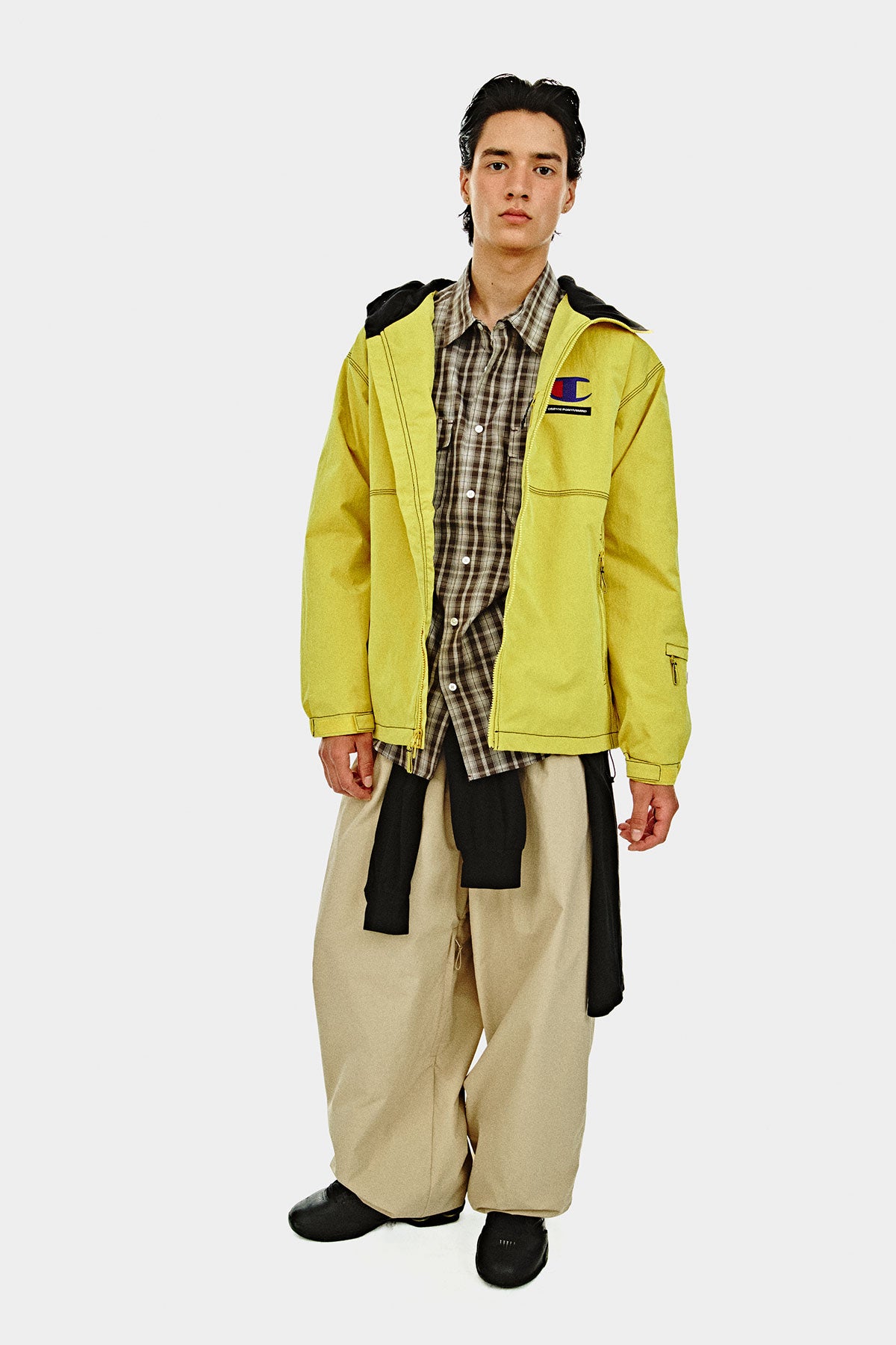 [CHAMPION x DIMITO] C-LOGO BASIC PANTS (WIDE FIT LV.2) BEIGE (Available date : 26.10.12)