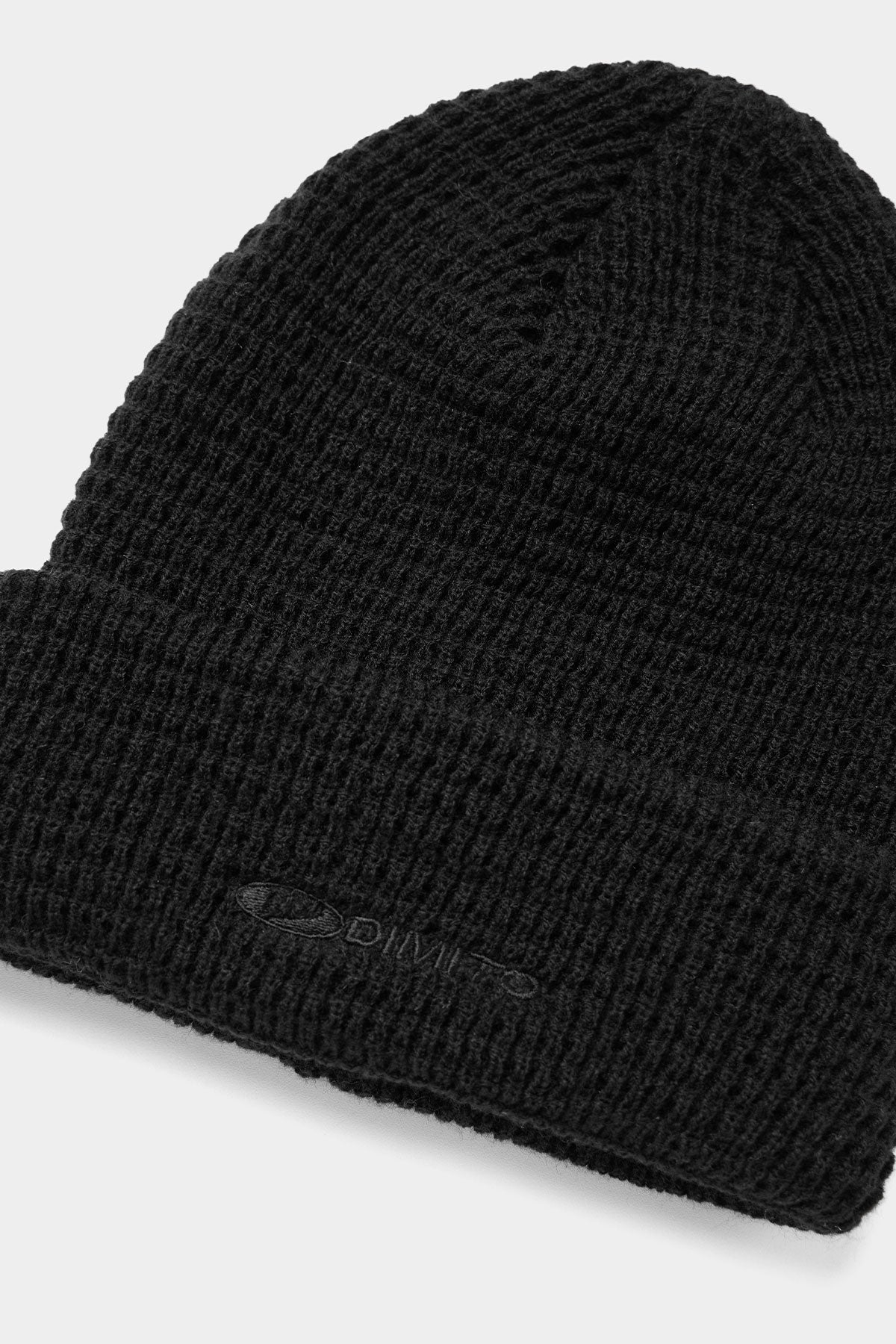 DMT WAFFLE BEANIE BLACK