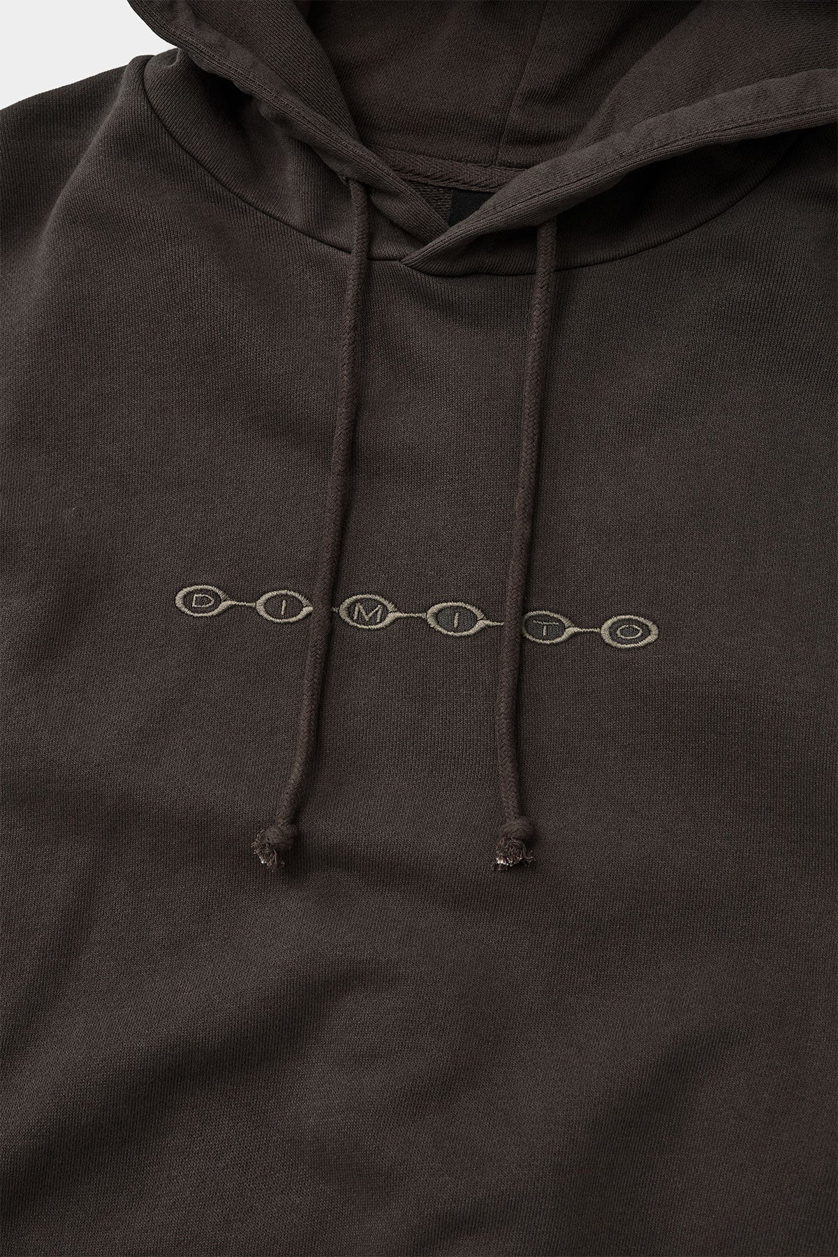 DIVISION BUBBLE LOGO GD HOODIE WASHED BROWN