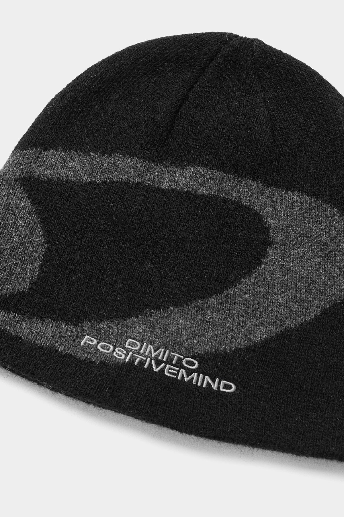 BIG CIRCLE LOGO BEANIE BLACK
