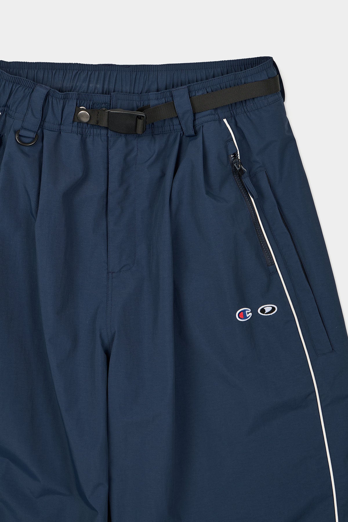 [CHAMPION x DIMITO] SCRIPT TRACK BANDED PANTS (WIDE FIT LV.2) STANFORD RED (Available date : 26.10.12)