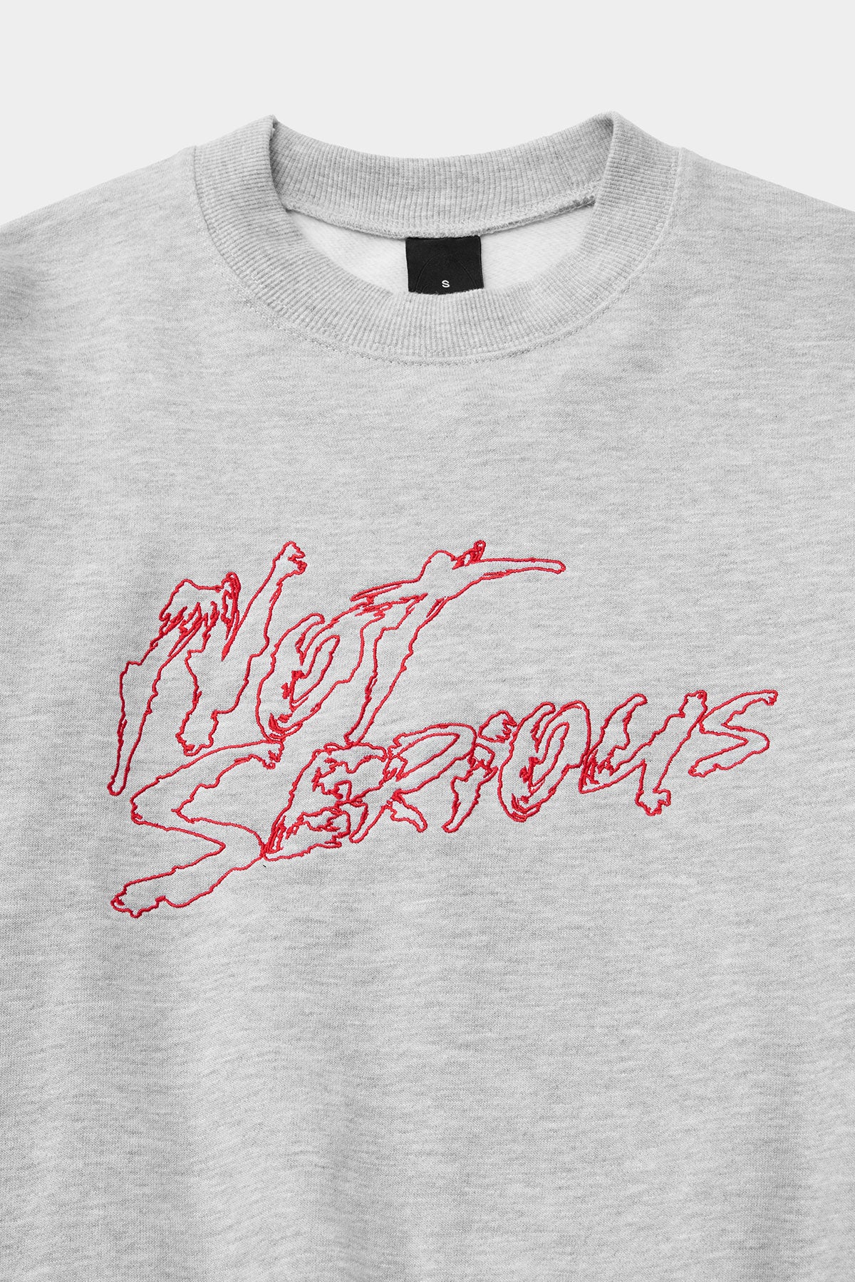 NSS RUDE SWEATSHIRT MELANGE GREY