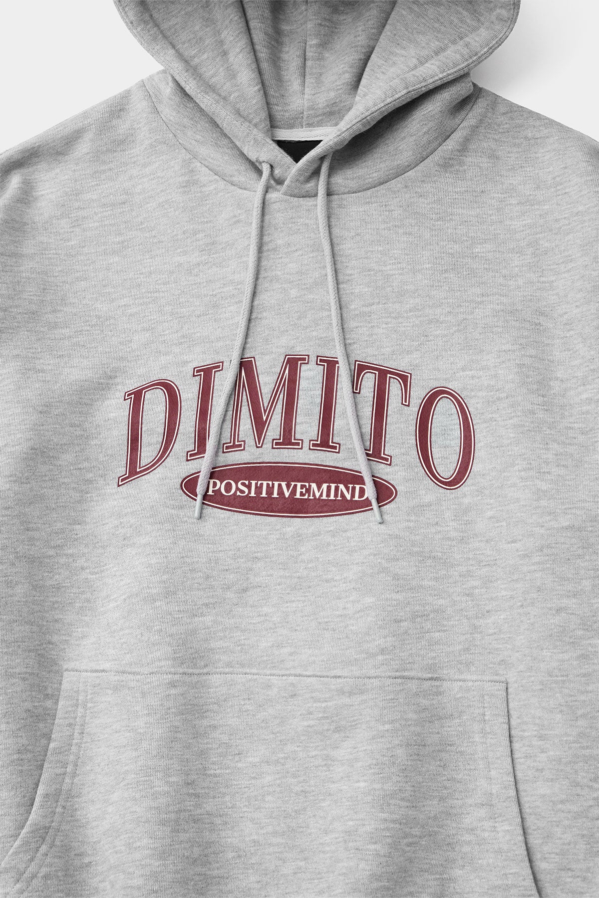 COLLEGE HOODIE MELANGE GREY