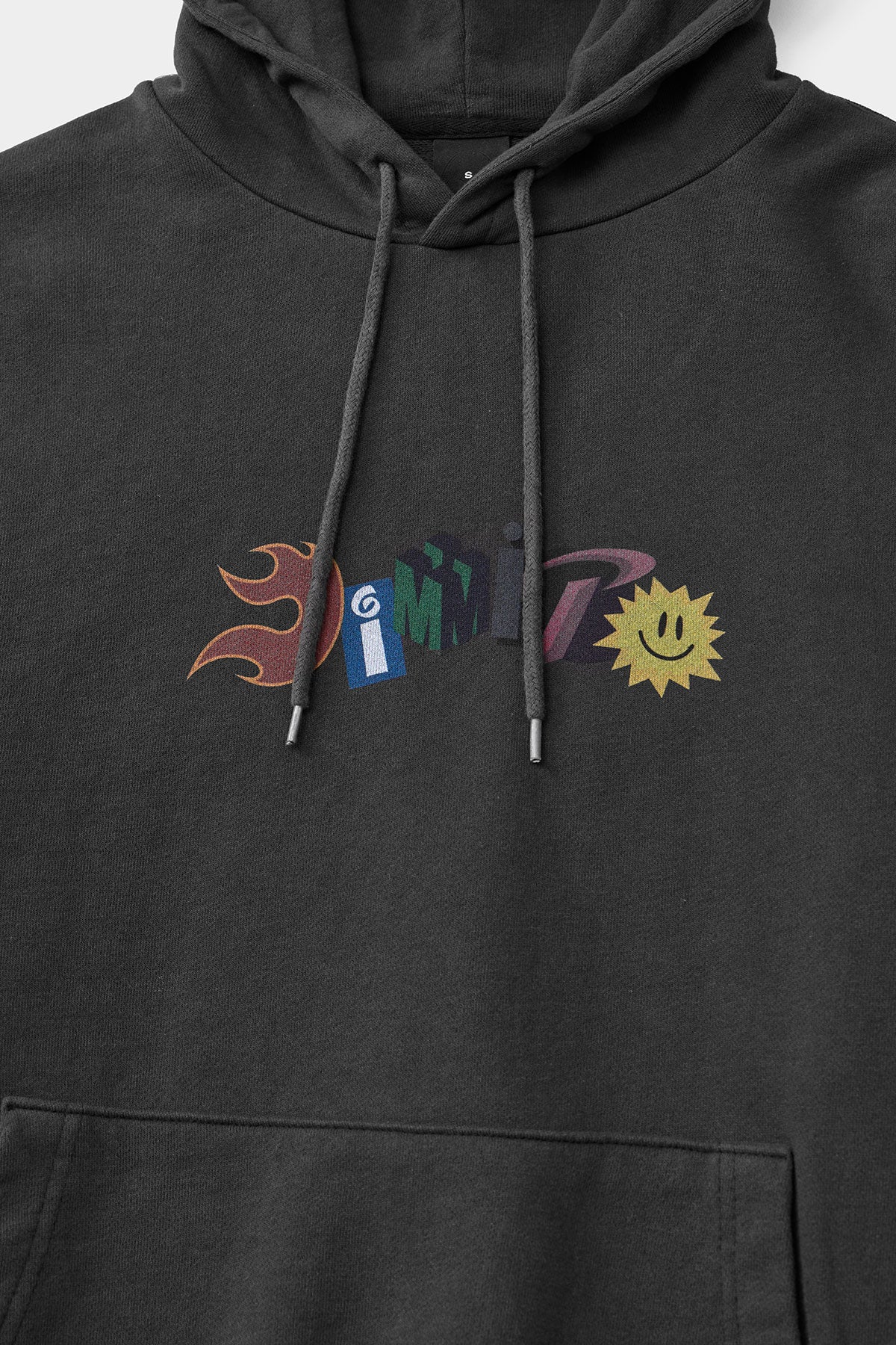 GRAPHIC COMBO HOODIE WASHED BLACK (Delivery date : 26.09.28)
