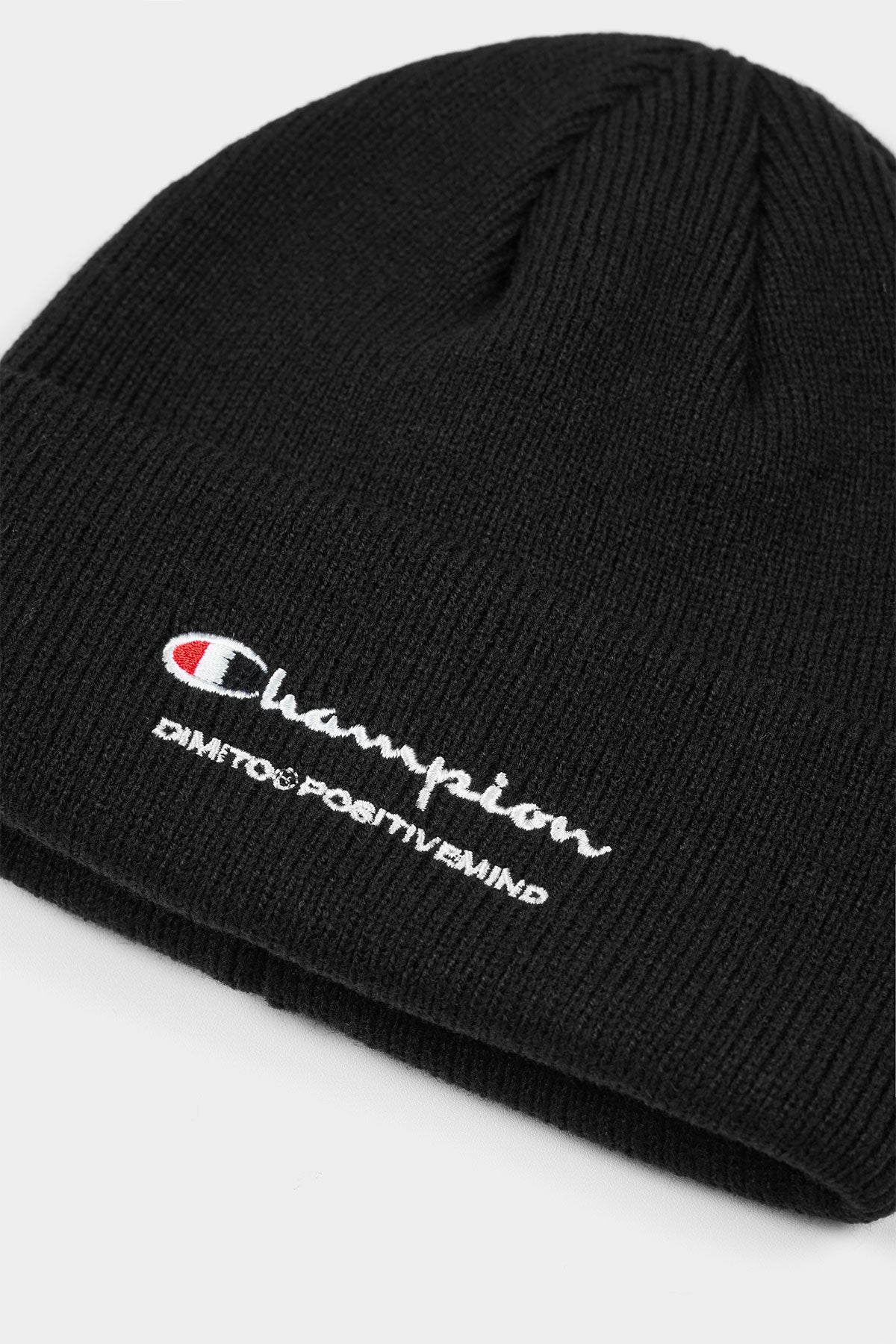 [CHAMPION x DIMITO] SCRIPT LOGO BEANIE BLACK (Available date : 26.10.12)