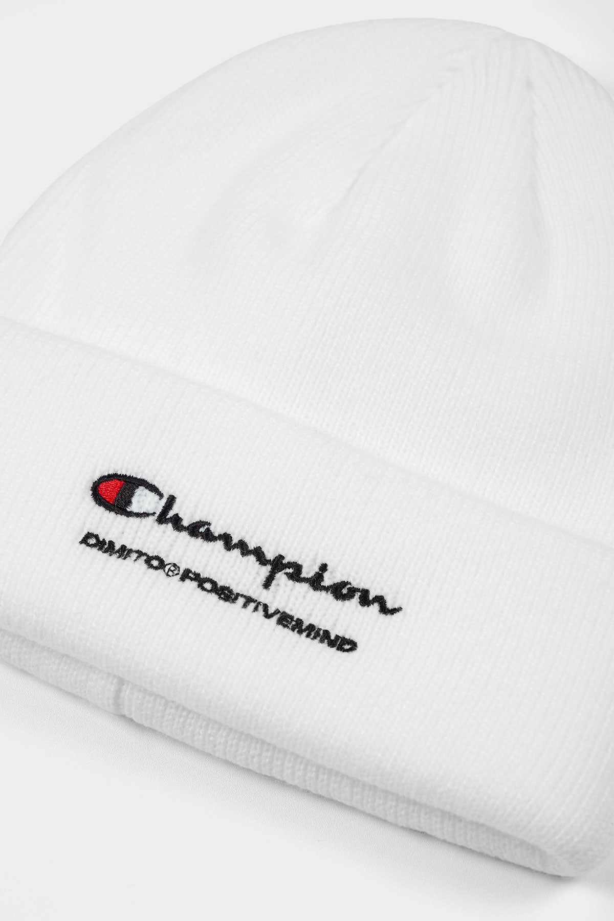 [CHAMPION x DIMITO] SCRIPT LOGO BEANIE WHITE (Available date : 26.10.12)