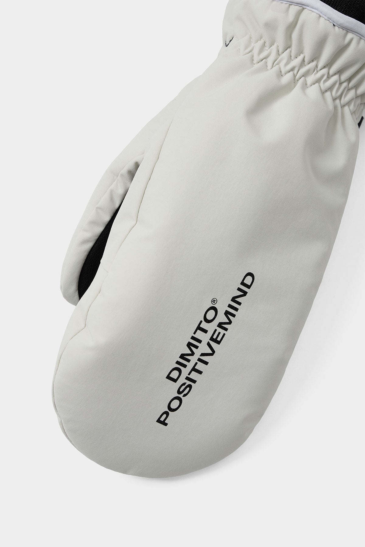 BASIC LOGO MITTEN OFF WHITE