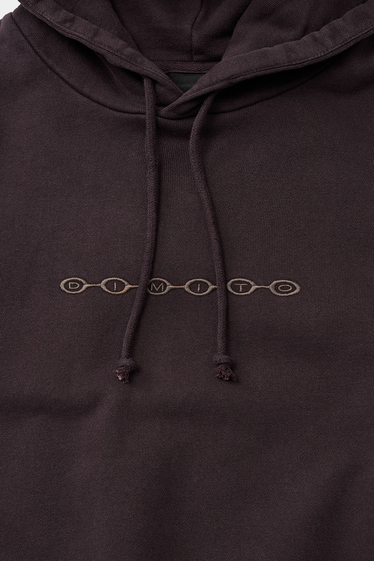 DIVISION BUBBLE LOGO GD HOODIE WASHED MAROON
