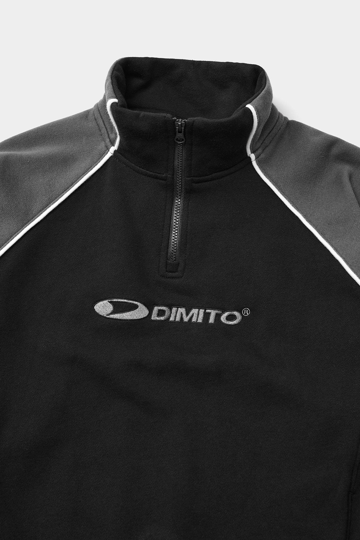 SPORTS HALF ZIP SWEATSHIRT BLACK