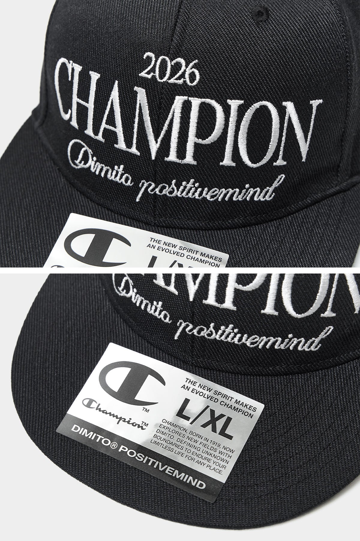 [CHAMPION x DIMITO] ANNIVERSARY FITTED CAP BLACK (Available date : 26.10.12)