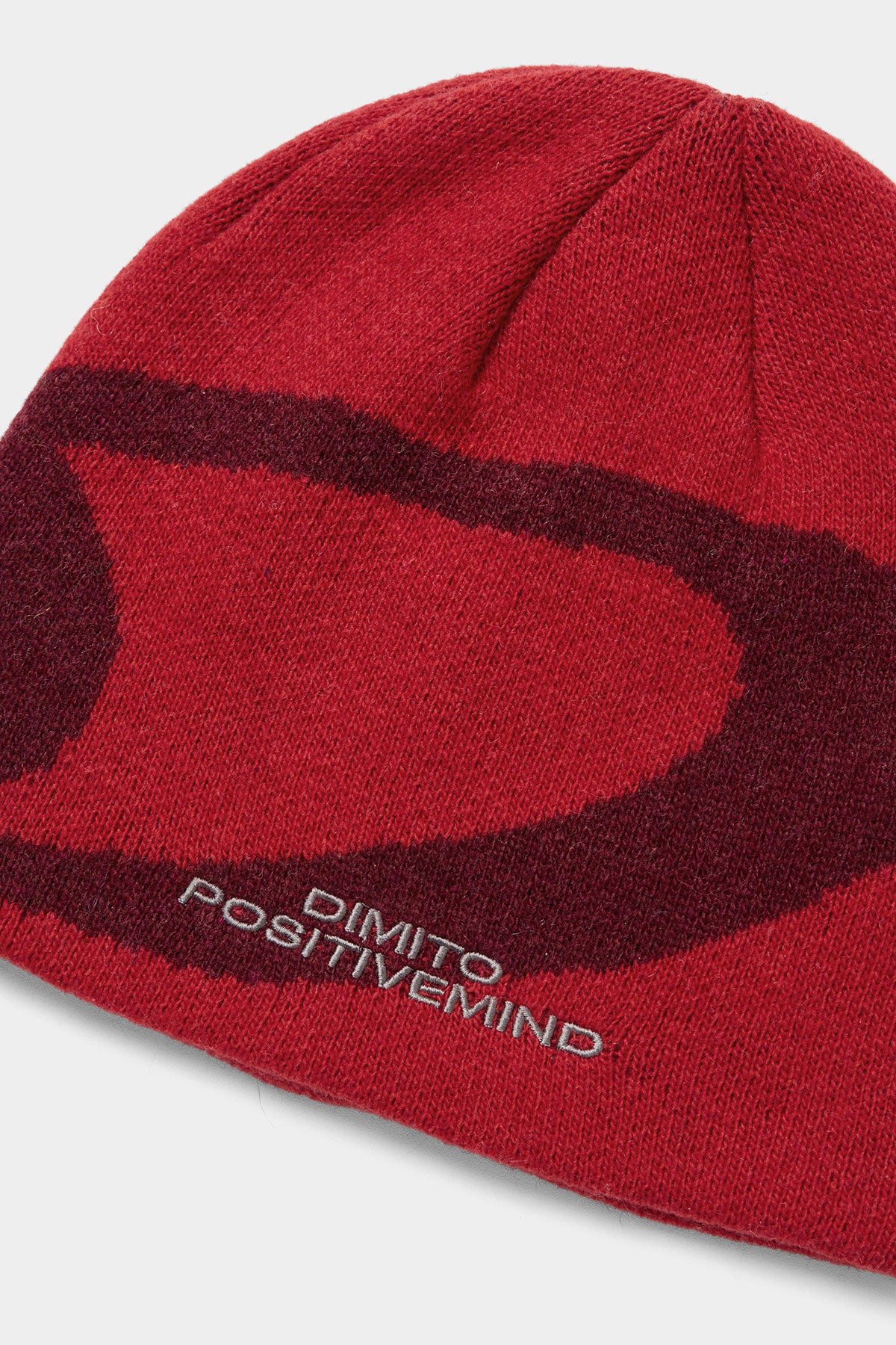 BIG CIRCLE LOGO BEANIE RED