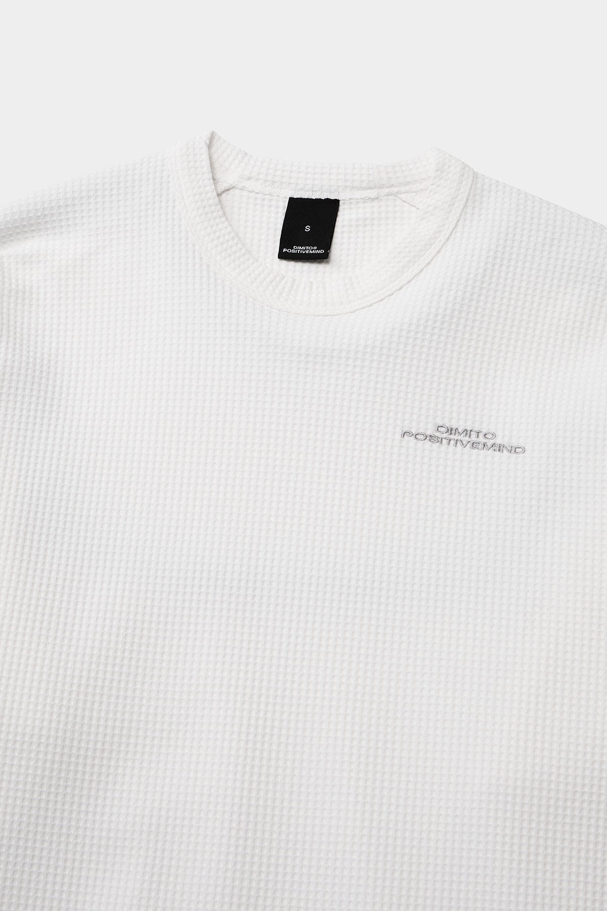 LW WAFFLE LSV TEE WHITE (Delivery date : 26.09.28)