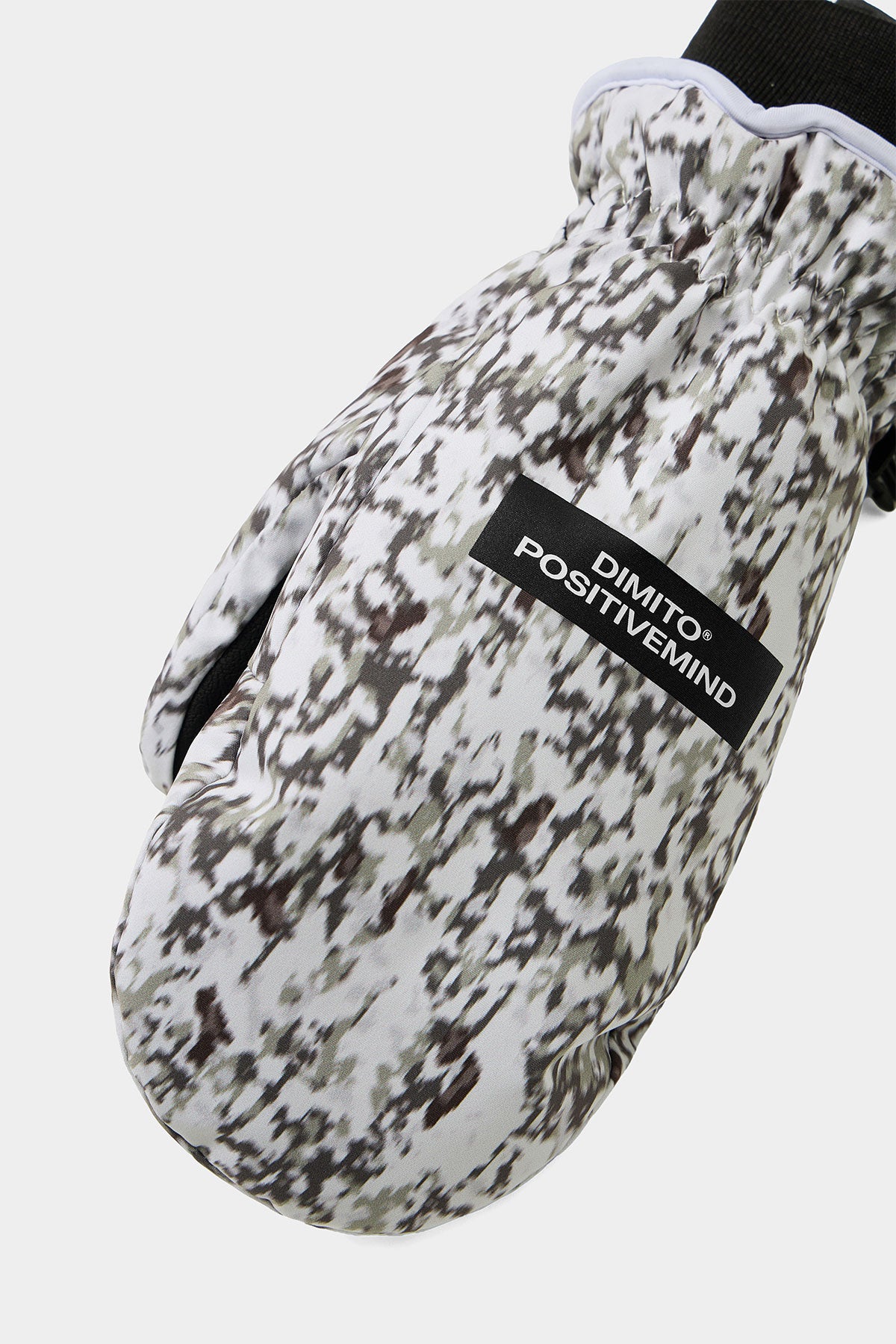 PATTERN MITTEN SNOW CAMO
