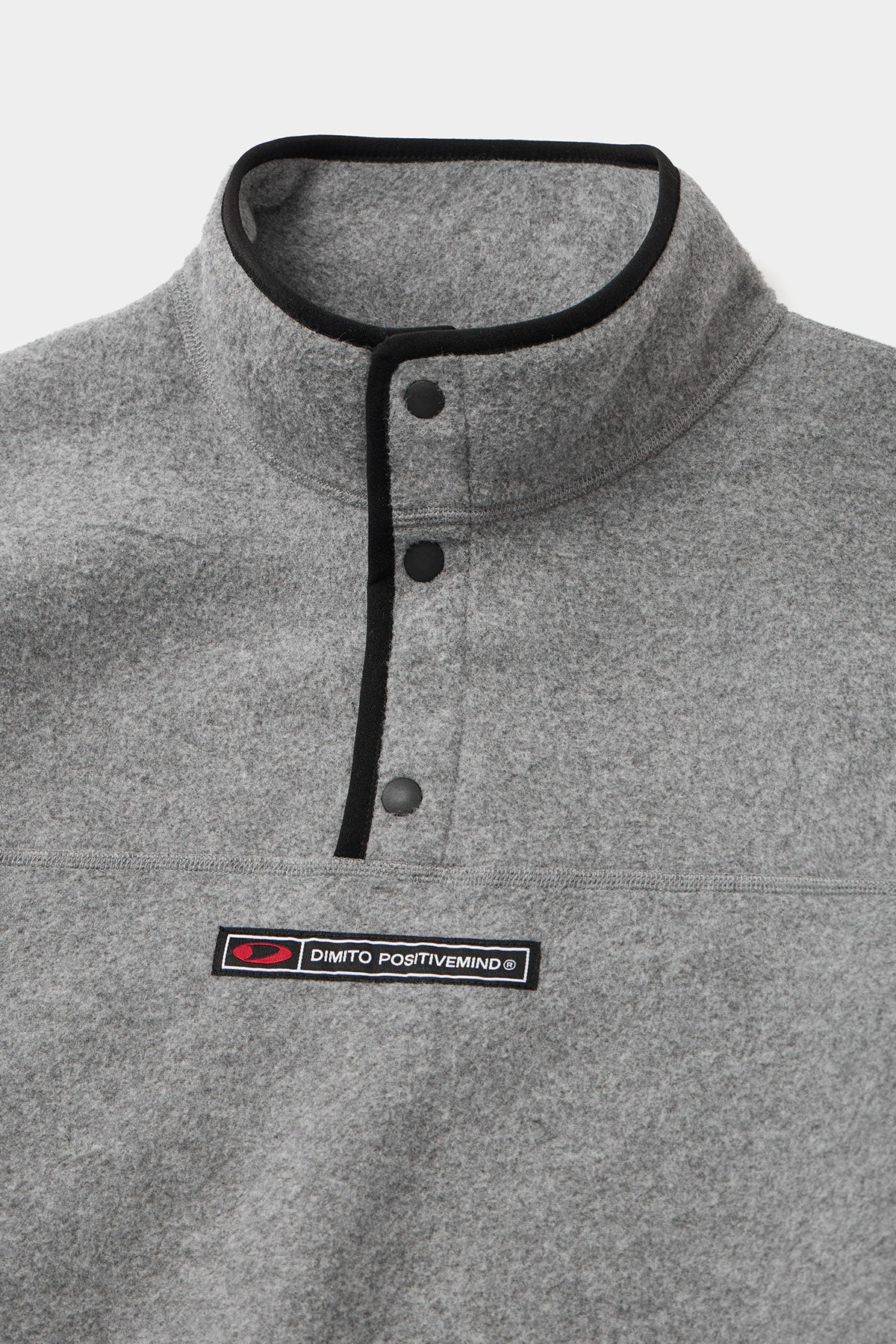 FLEECE MOCK NECK WARM GREY (Delivery date : 26.09.28)