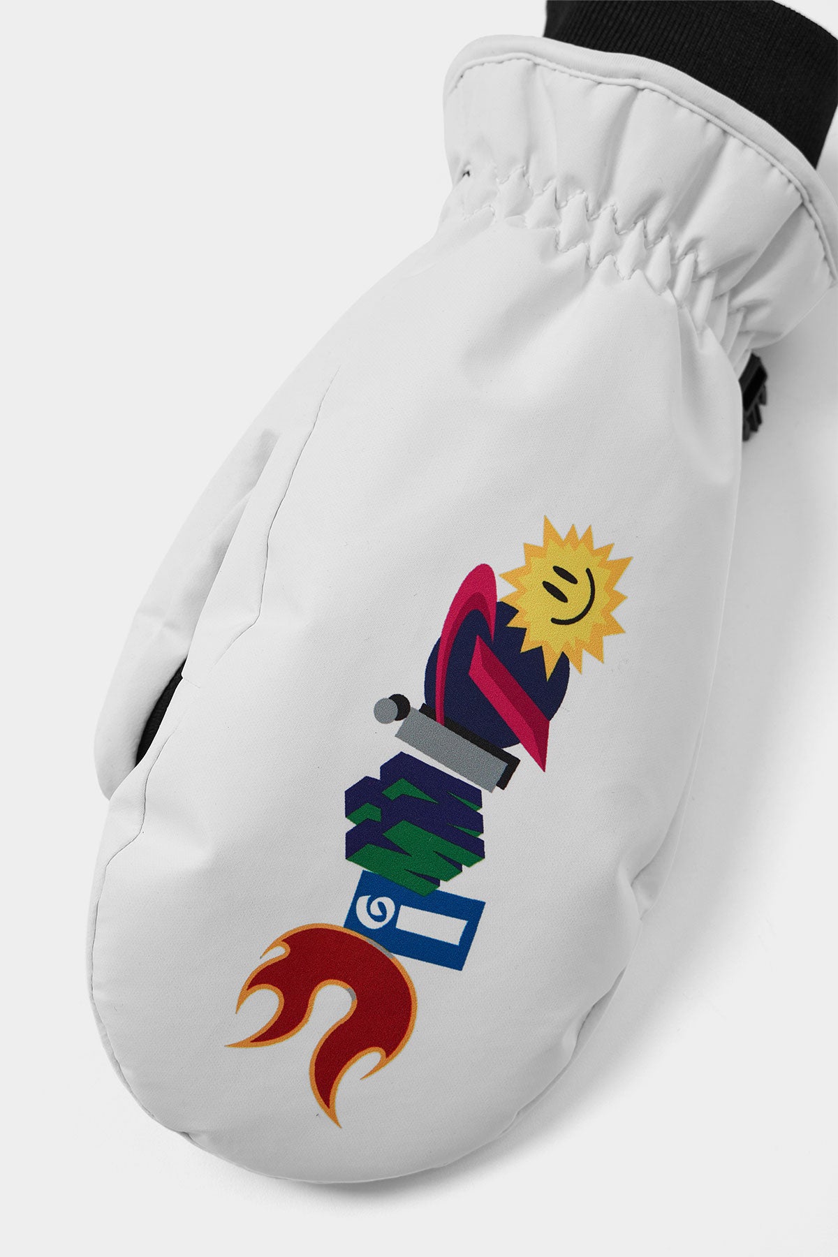 GRAPHICS MITTEN G WHITE