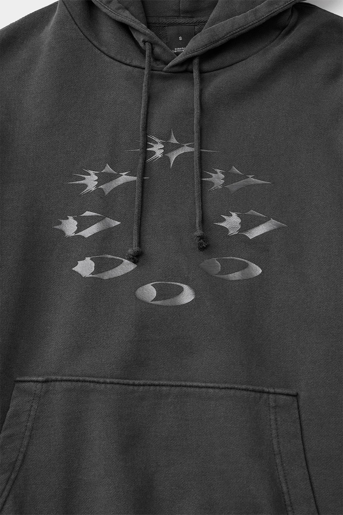 D-AXIS CYCLE GD HOODIE WASHED BLACK (Delivery date : 26.09.28)