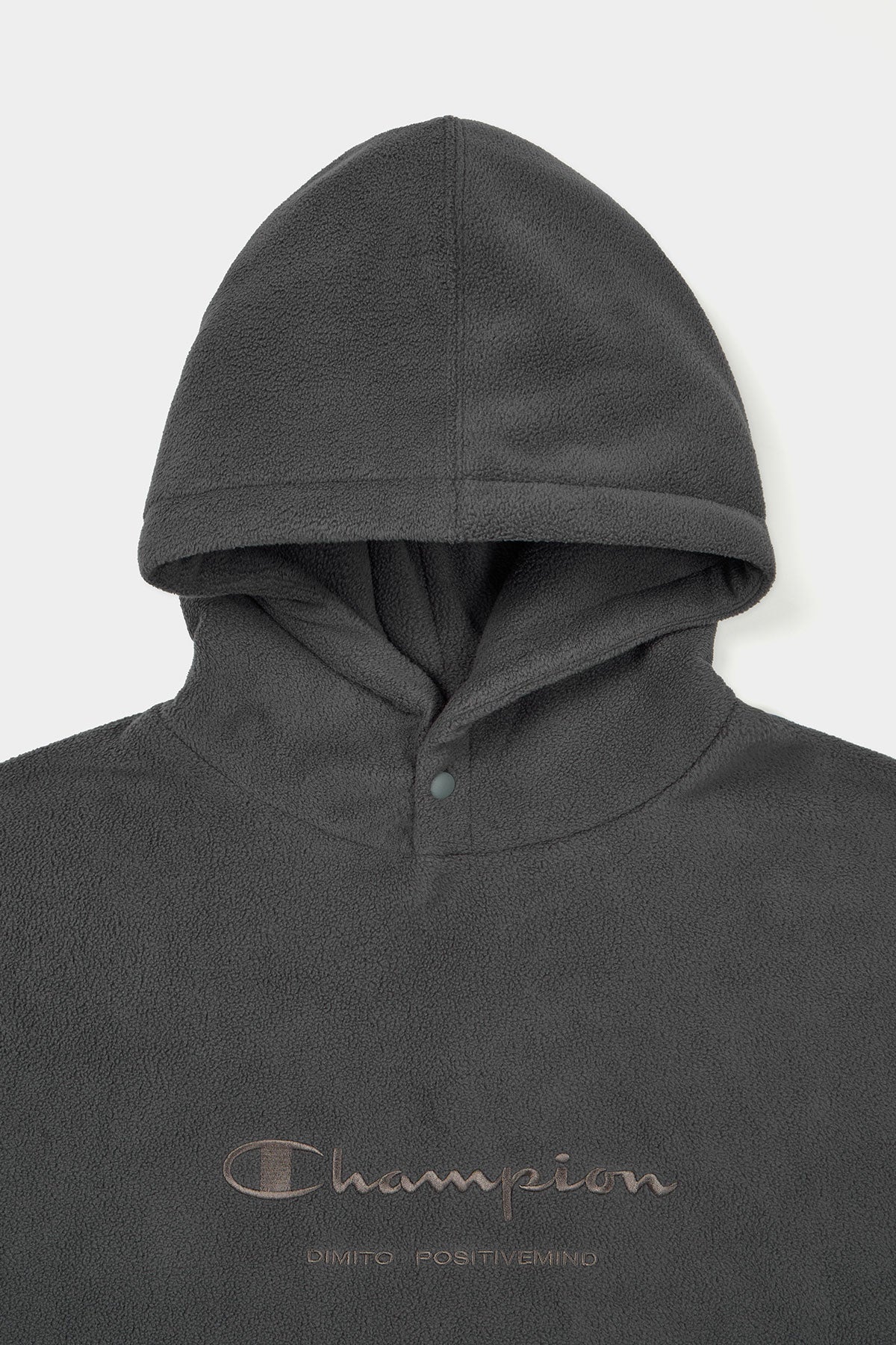 [CHAMPION x DIMITO] SCRIPT FLEECE HOODIE DARK GREY (Available date : 26.10.12)